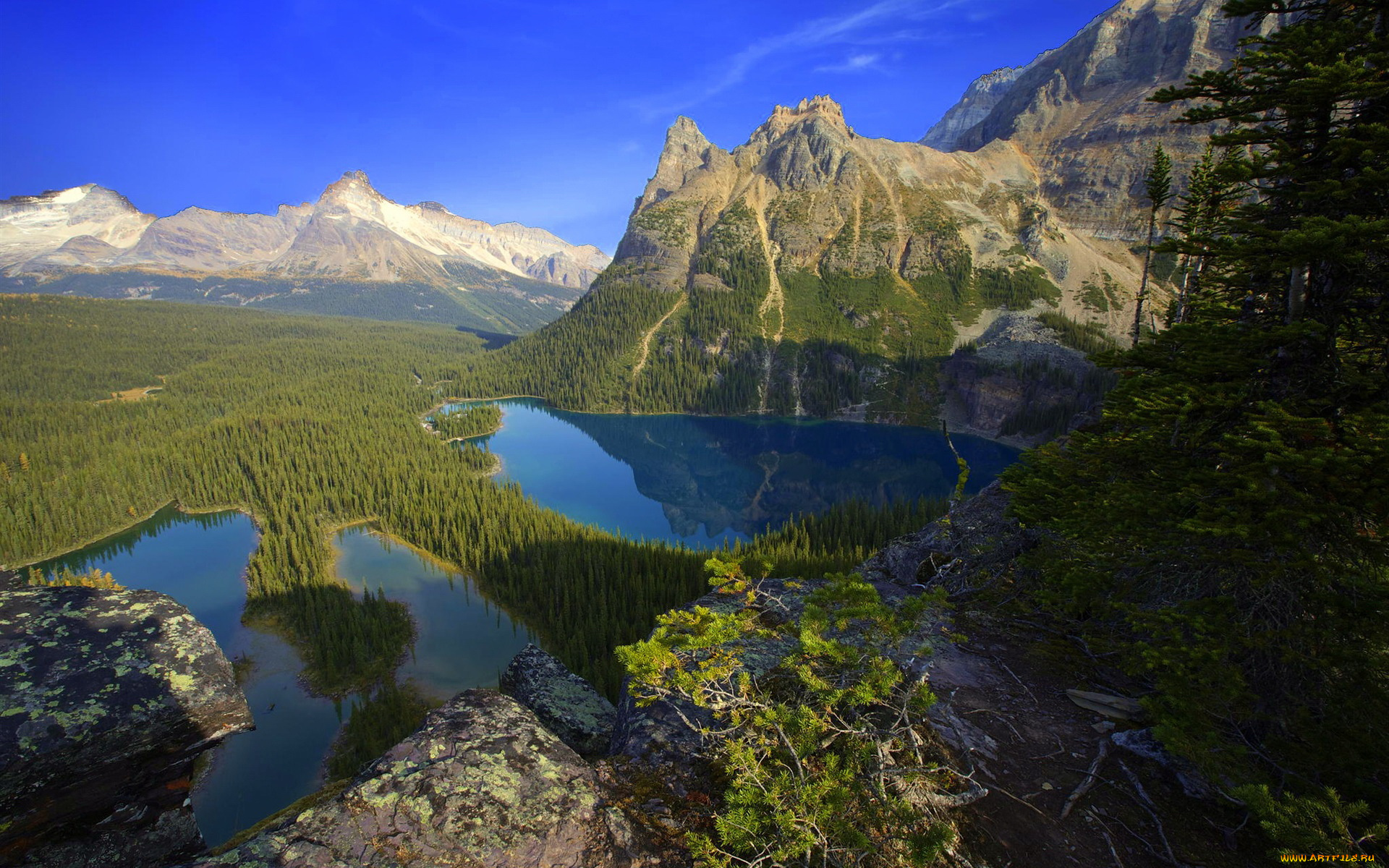 природа, реки, озера, озеро, горы