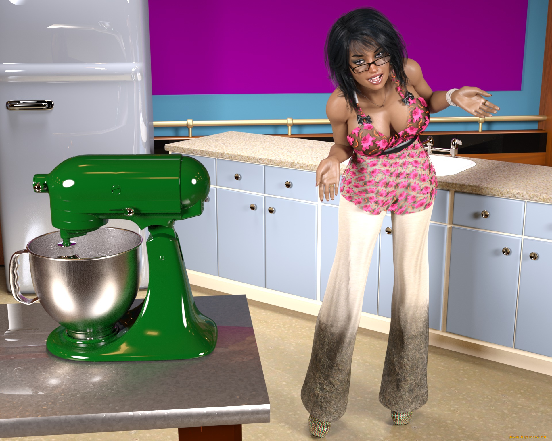 3д, графика, люди, , people, девушка, фон, взгляд