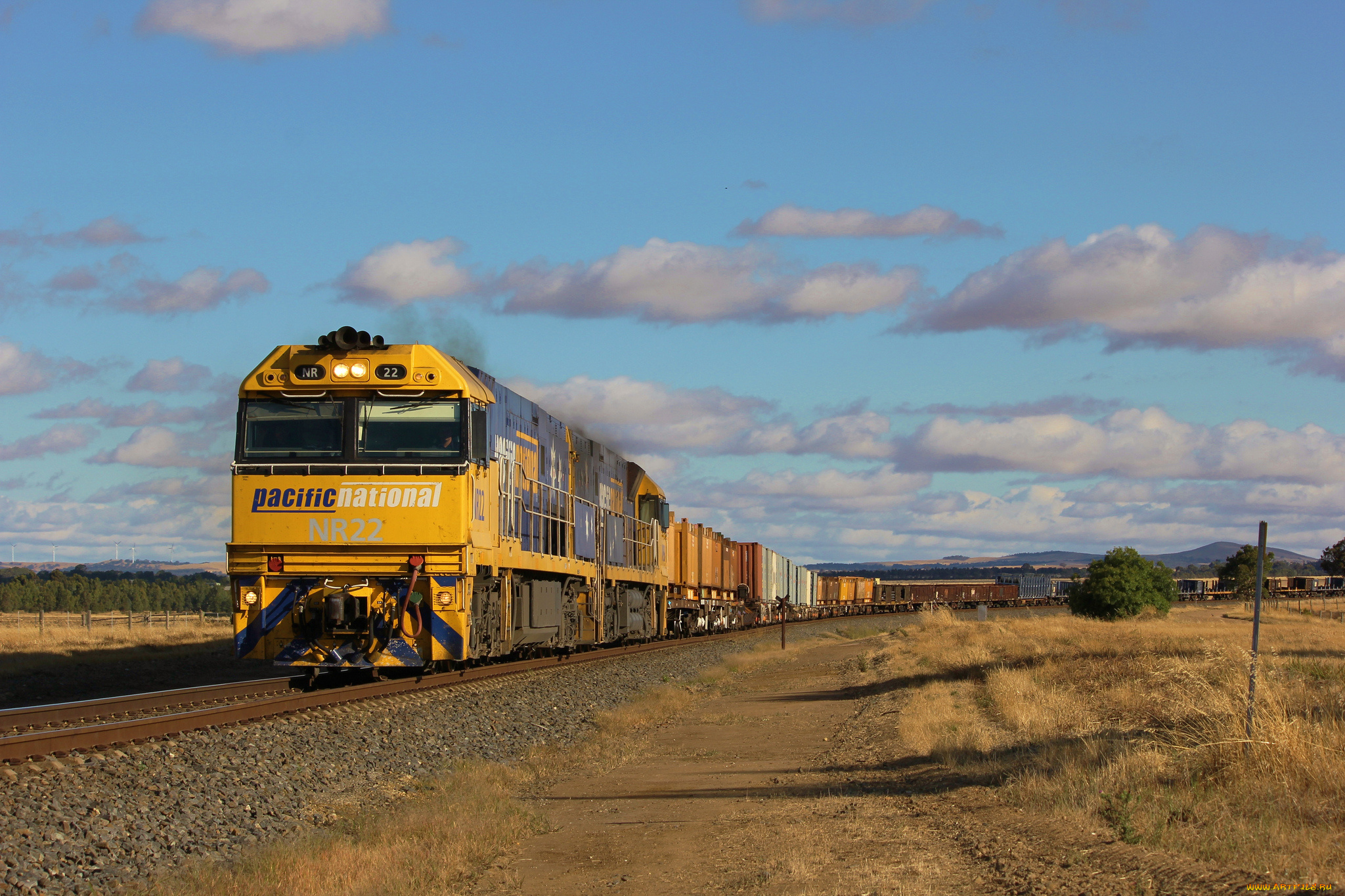 техника, поезда, локомотив, состав, рельсы