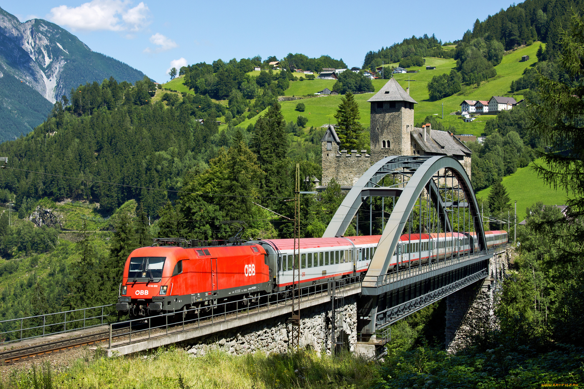 техника, поезда, состав, локомотив, рельсы