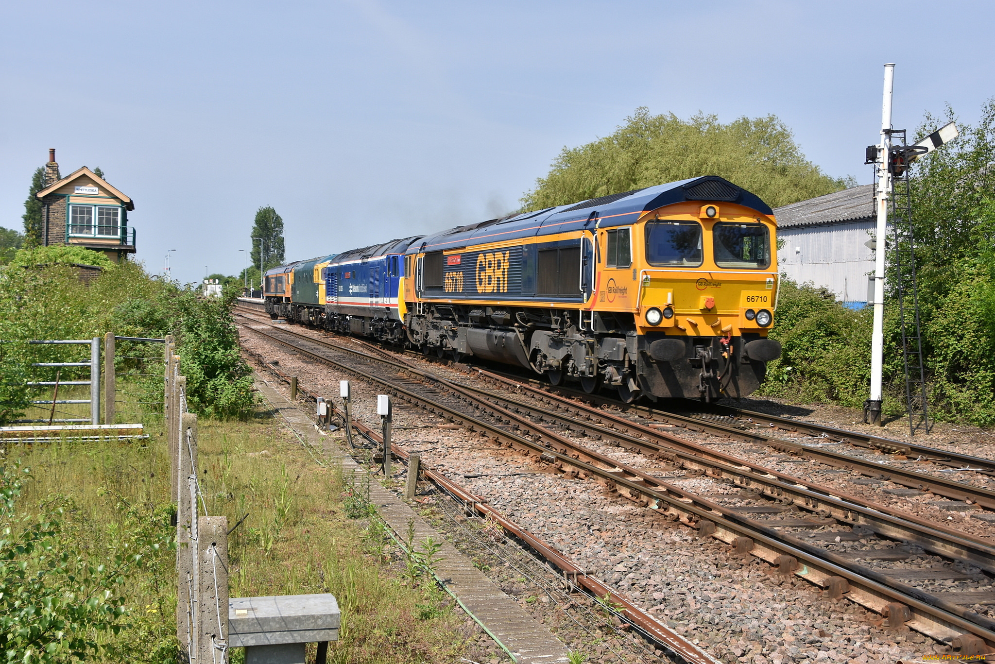 техника, поезда, рельсы, локомотив, состав