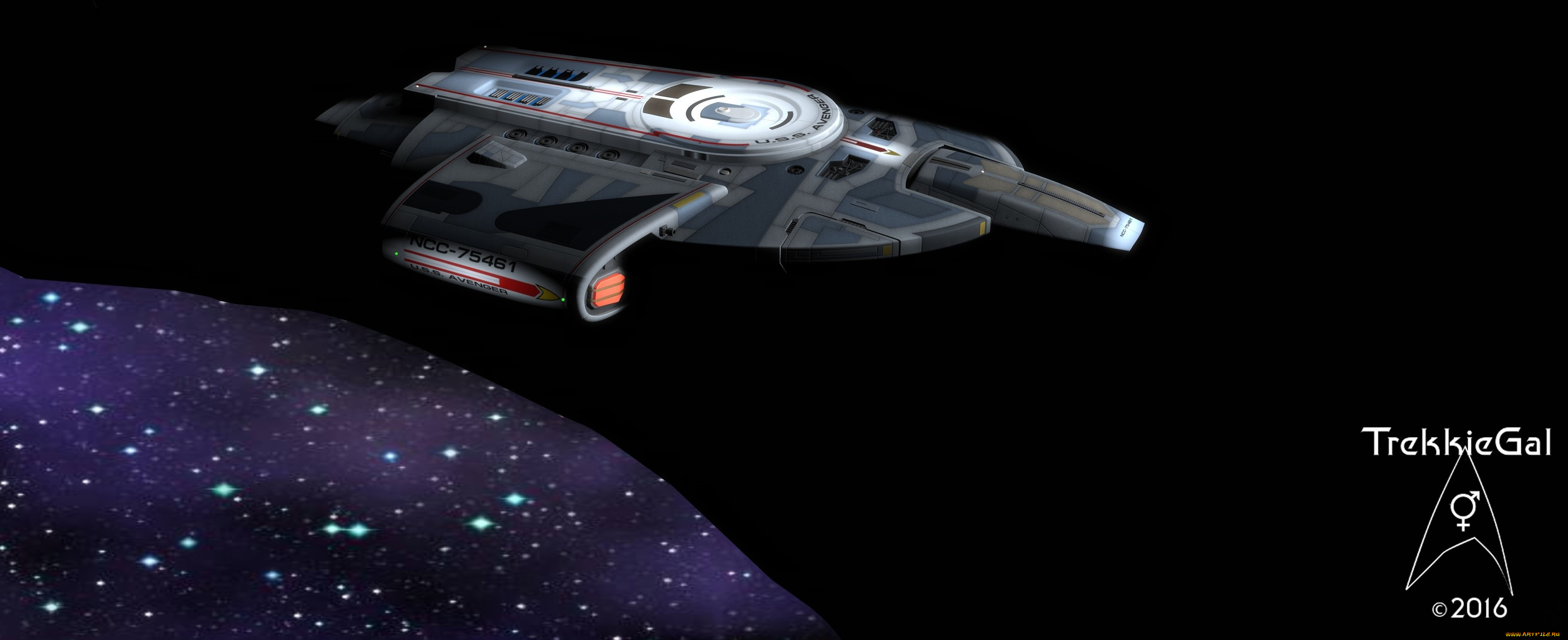 космос, арт, космический, корабль, полет, вселенная