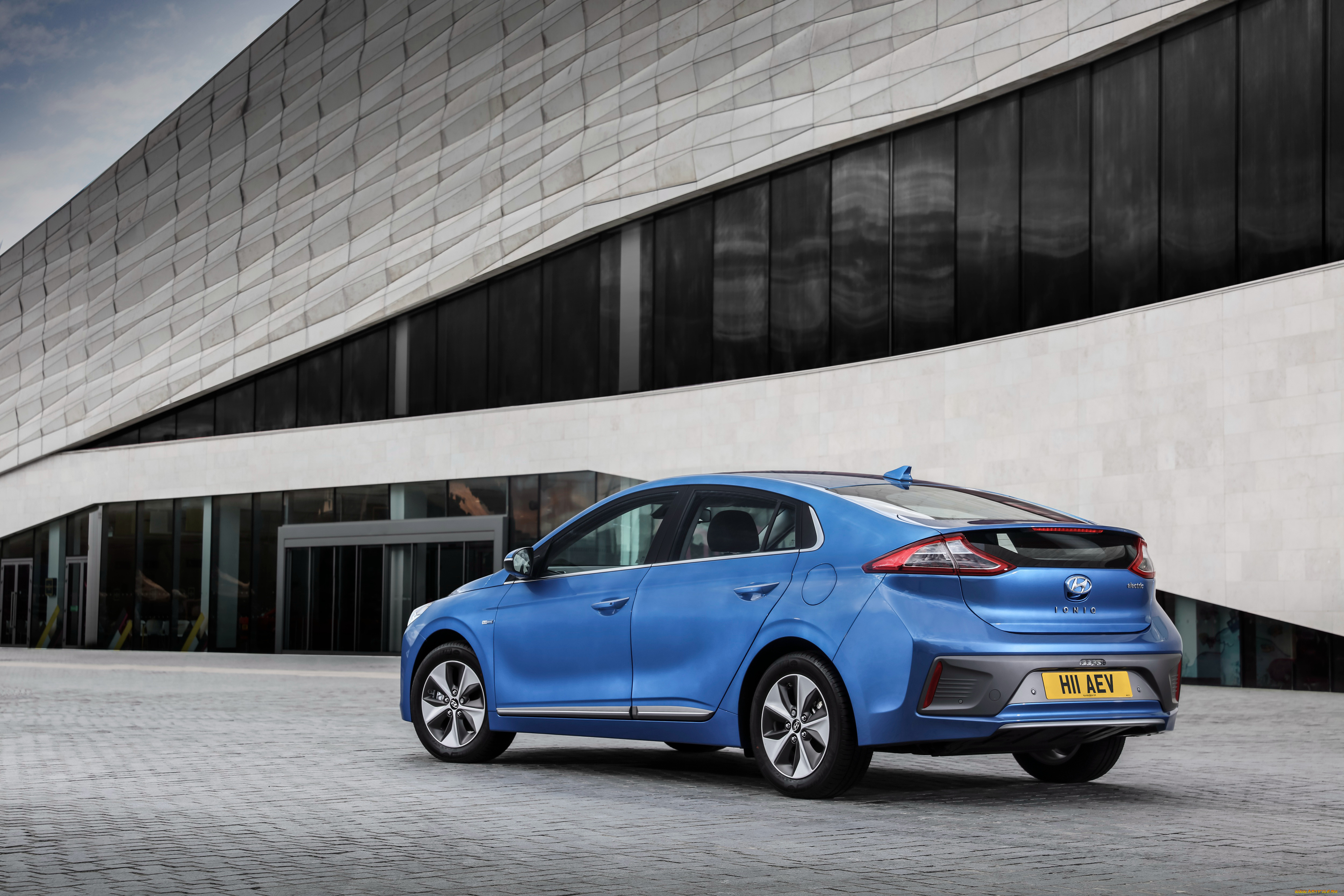 автомобили, hyundai, 2016г, ioniq, electric, uk-spec