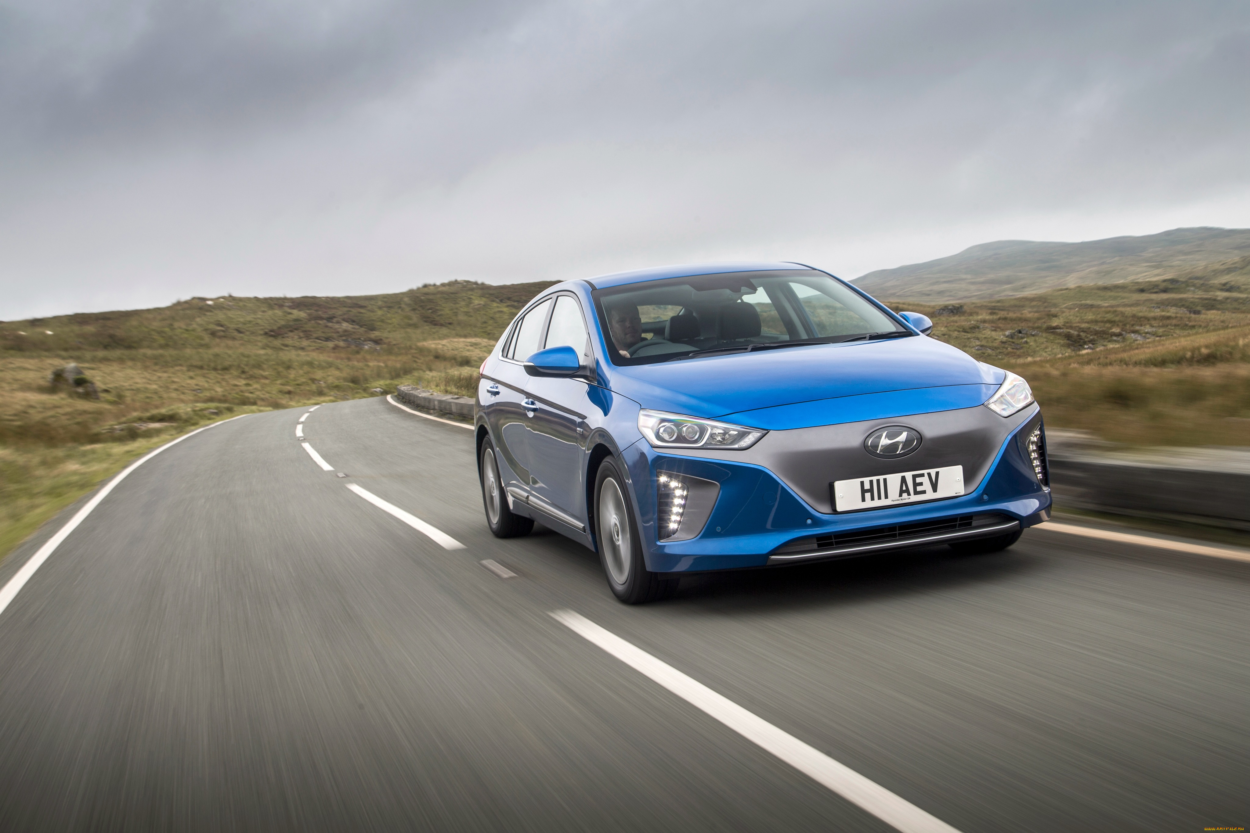 автомобили, hyundai, 2016г, ioniq, uk-spec, electric