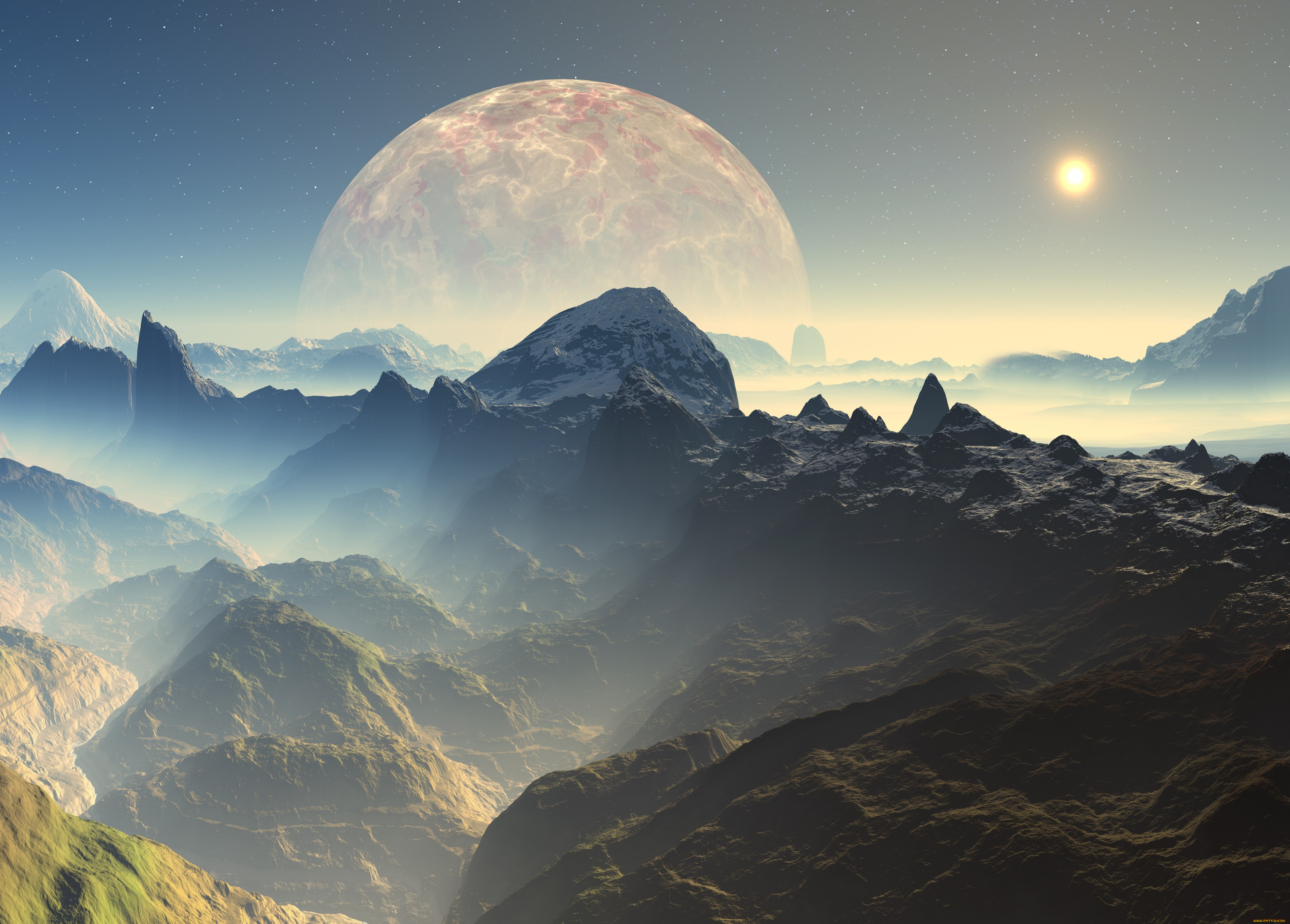 3д, графика, атмосфера, настроение, , atmosphere, , , mood, , поверхность, планета