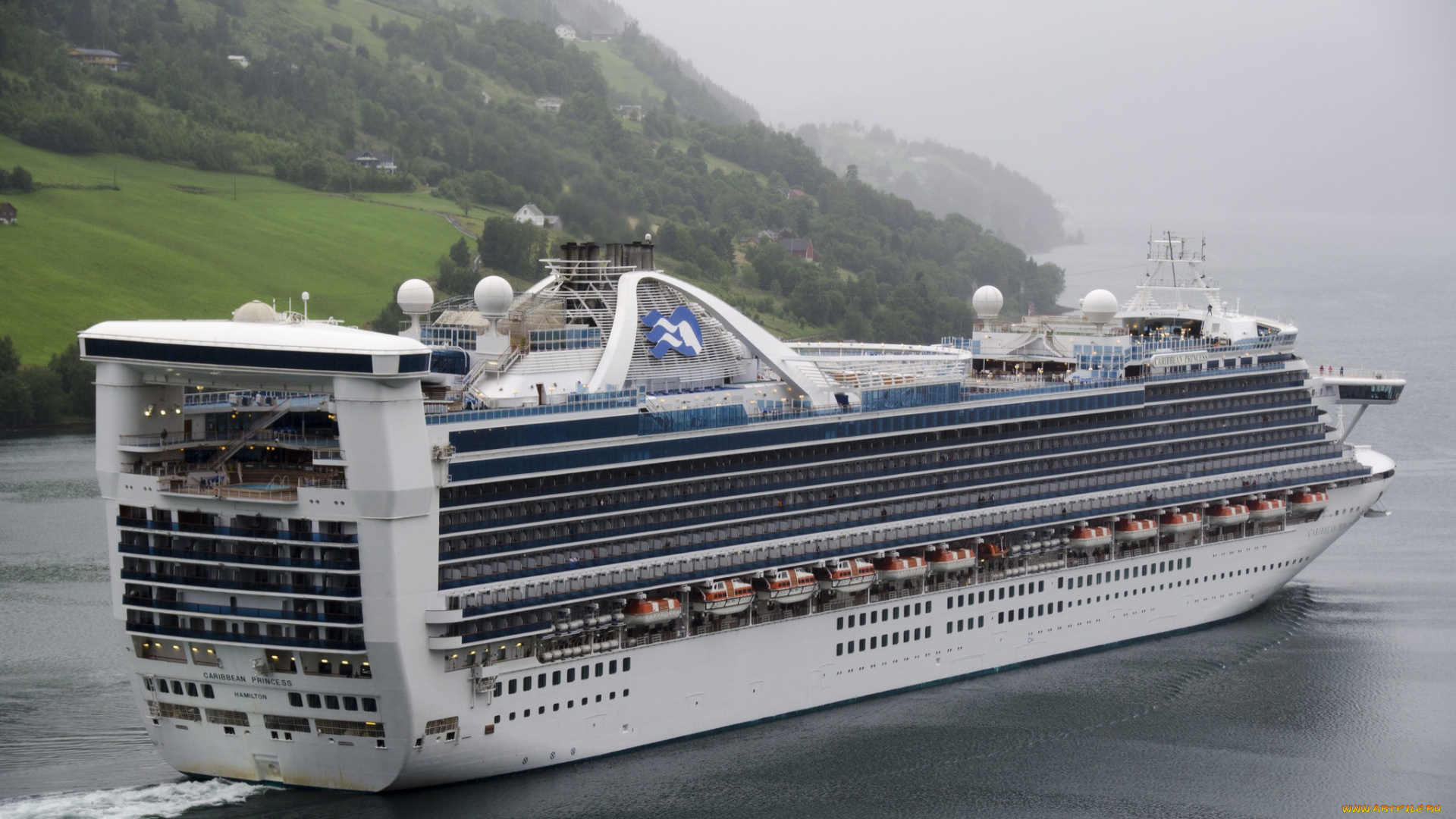 caribbean, princess, корабли, лайнеры, круиз, лайнер