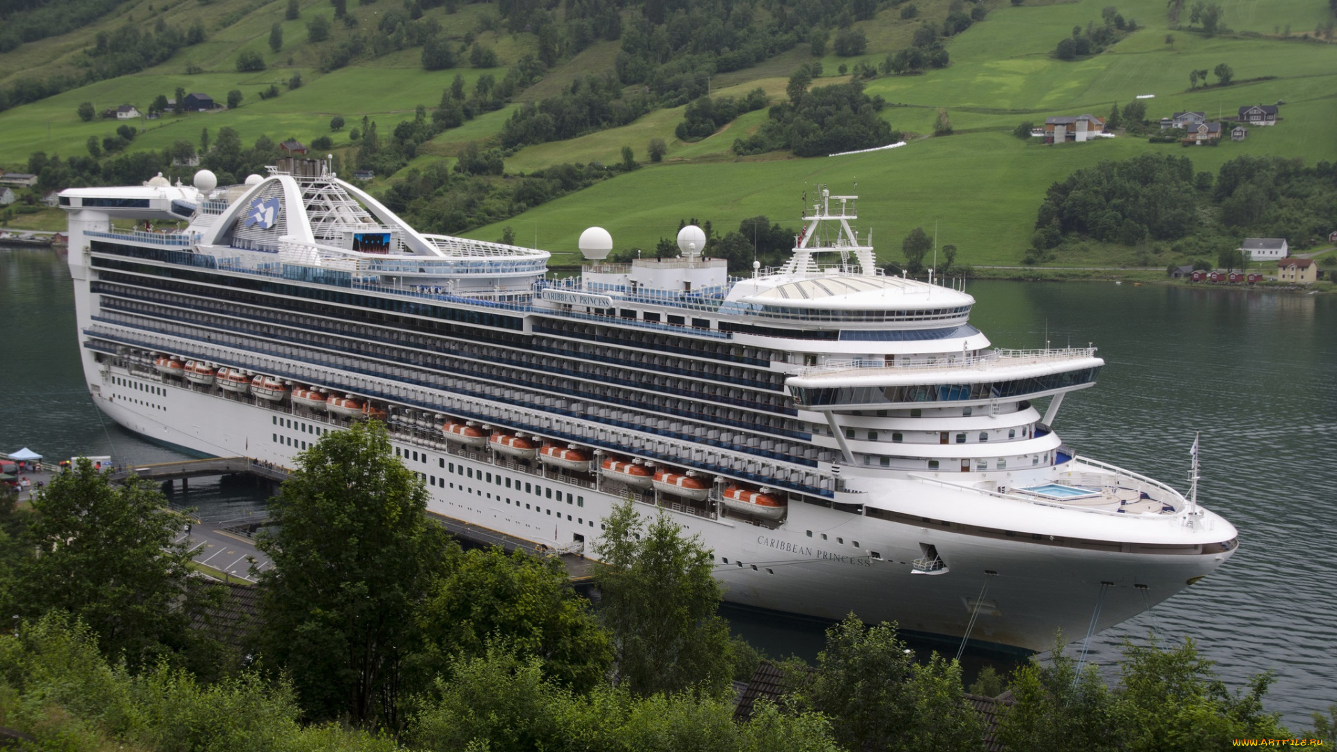 caribbean, princess, корабли, лайнеры, круиз, лайнер