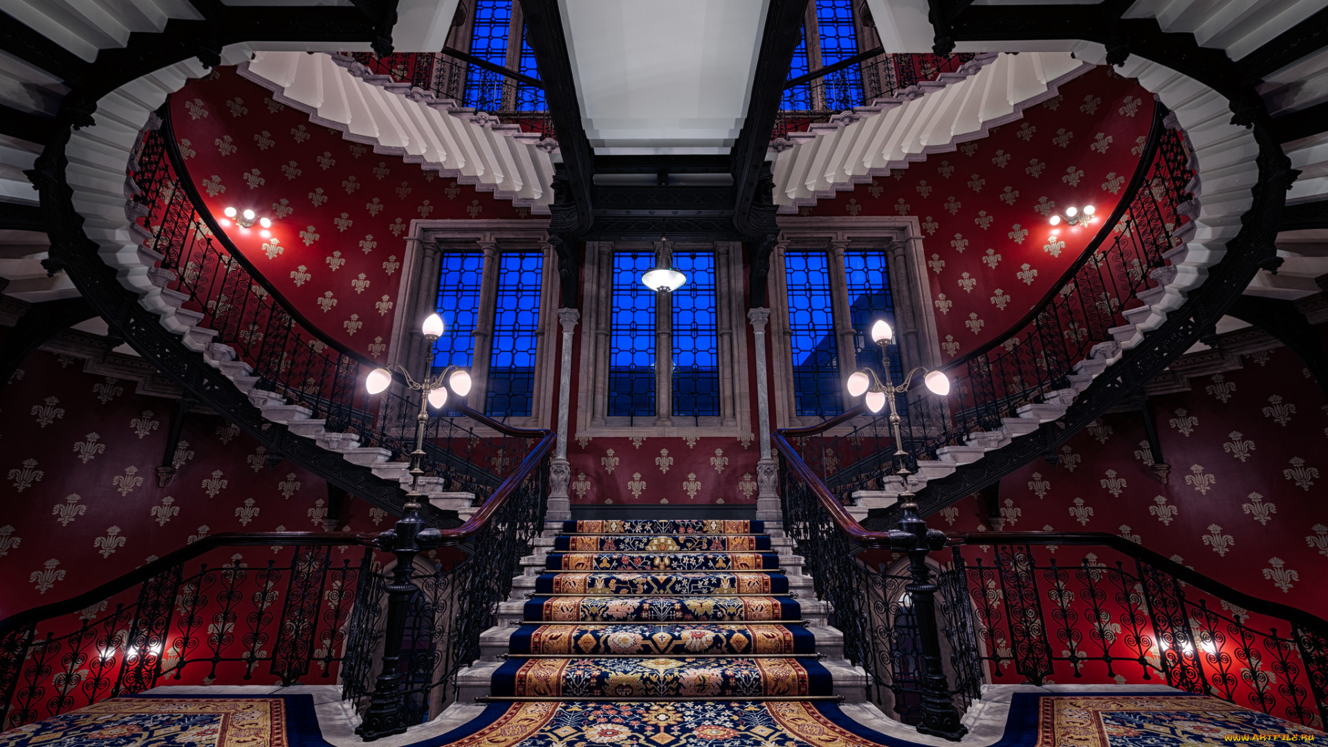 интерьер, холлы, , лестницы, , корридоры, лестница
