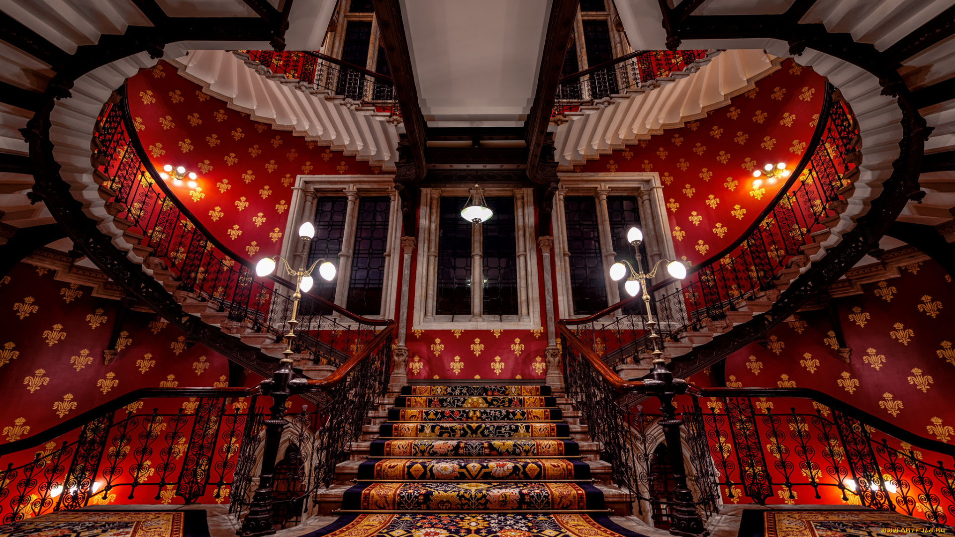 интерьер, холлы, , лестницы, , корридоры, лестница