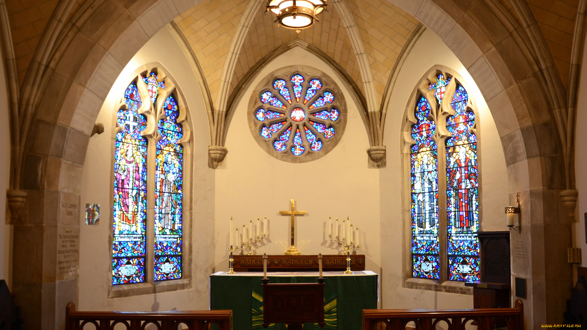 интерьер, убранство, , роспись, храма, окна