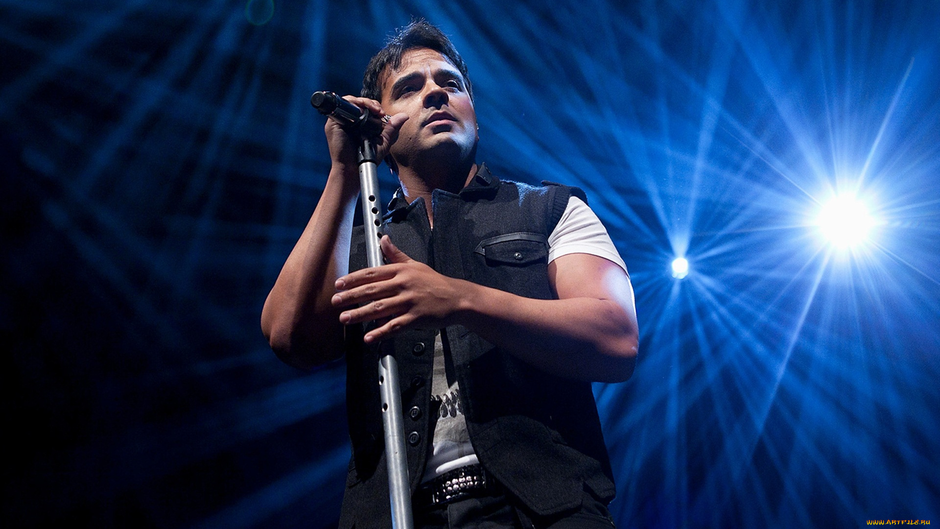 luis, fonsi, музыка, -, другое, luis, fonsi, микрофон, певец, мужчина