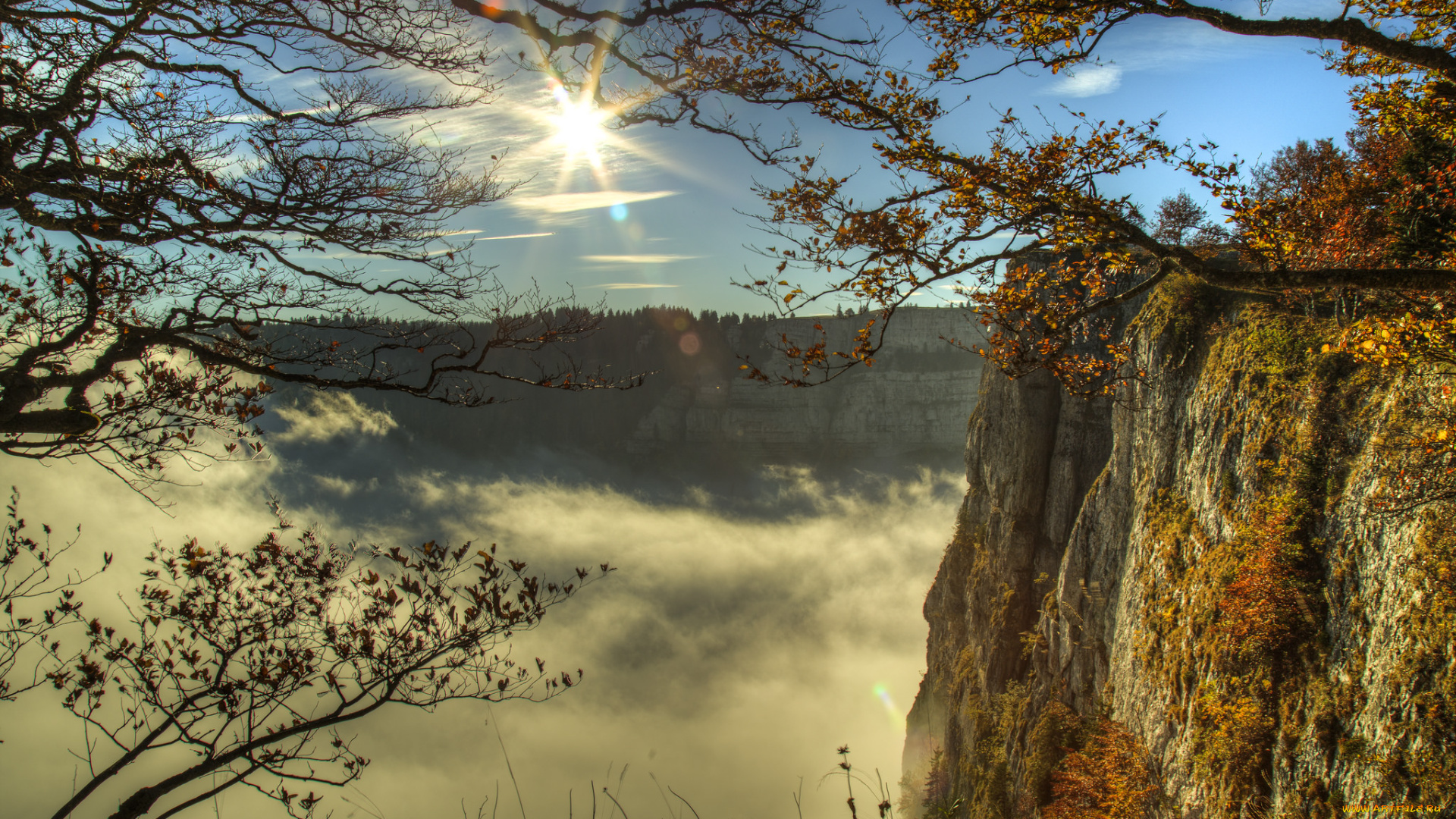 природа, горы, простор