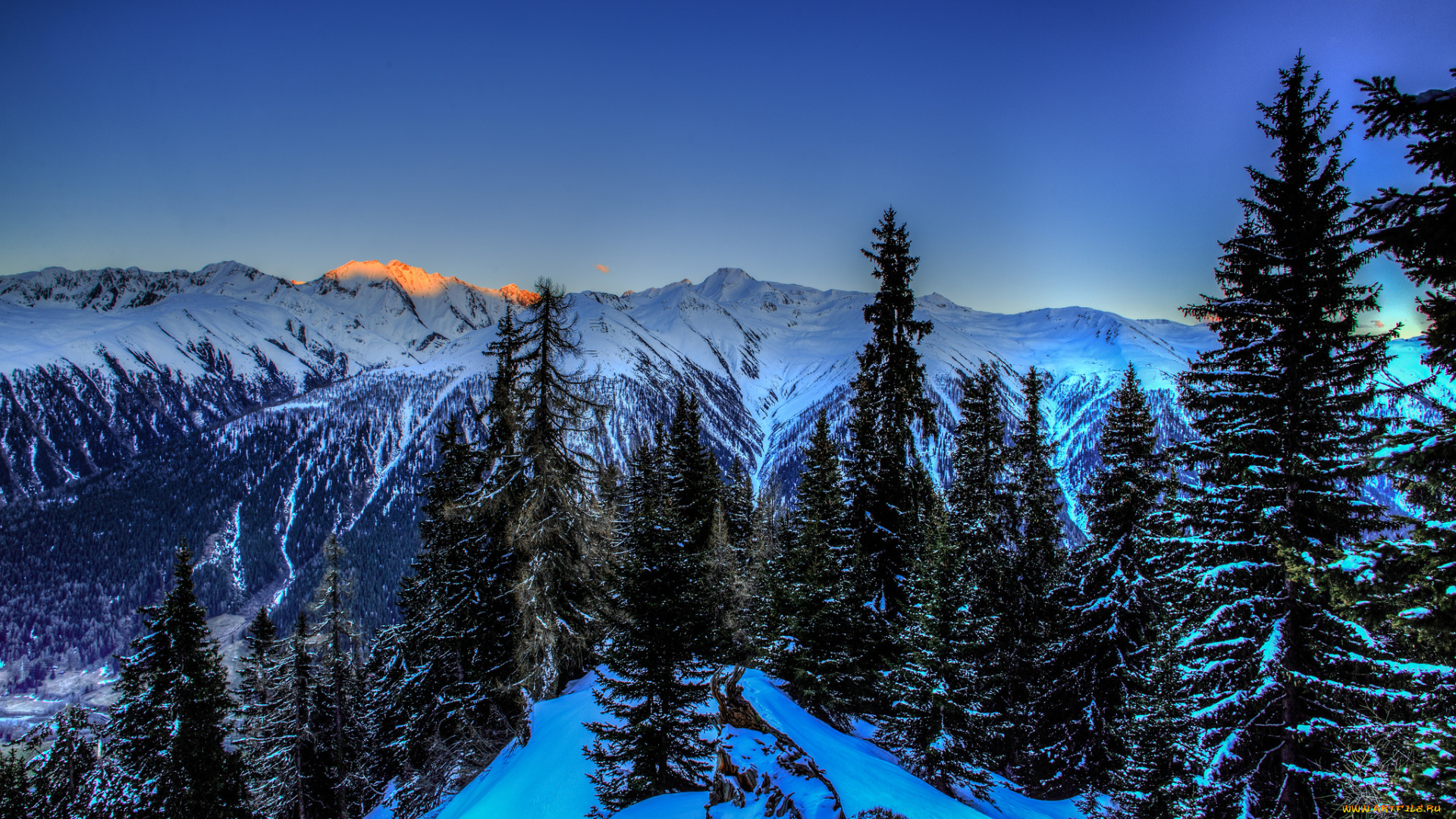 природа, горы, простор