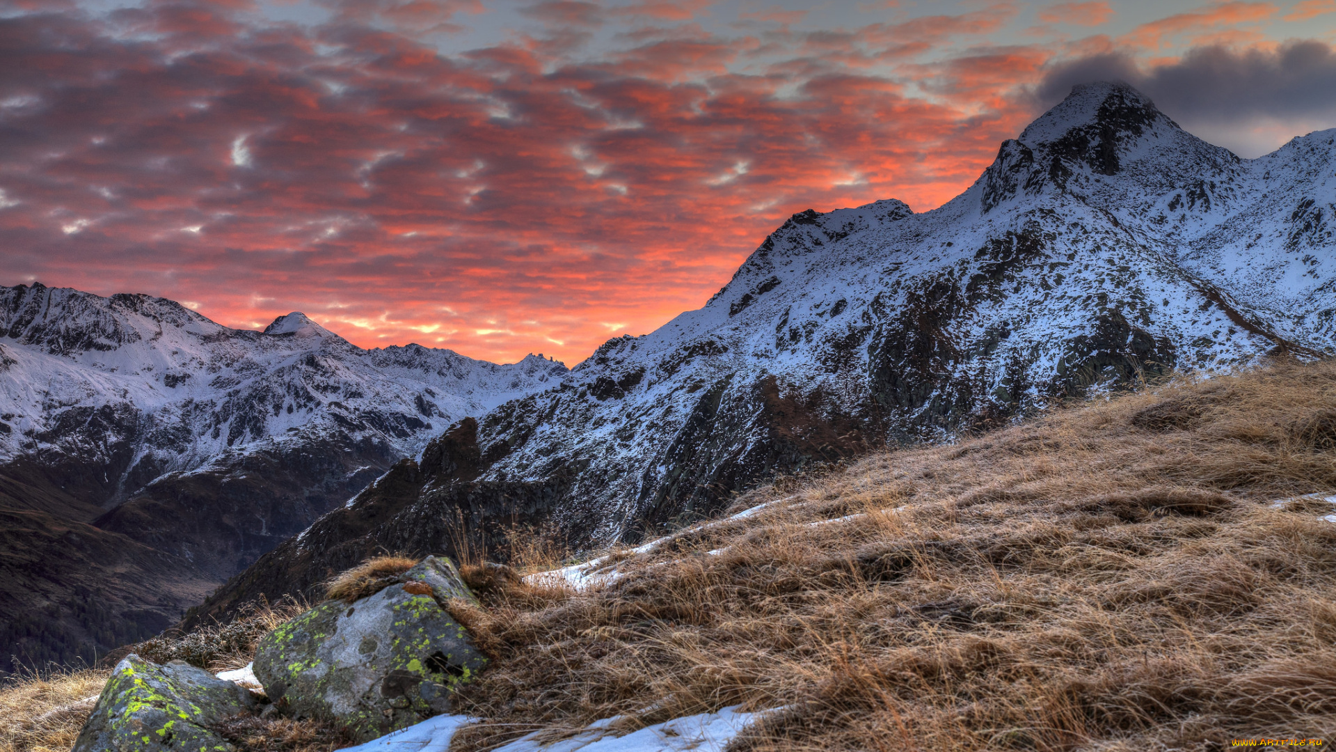 природа, горы, простор