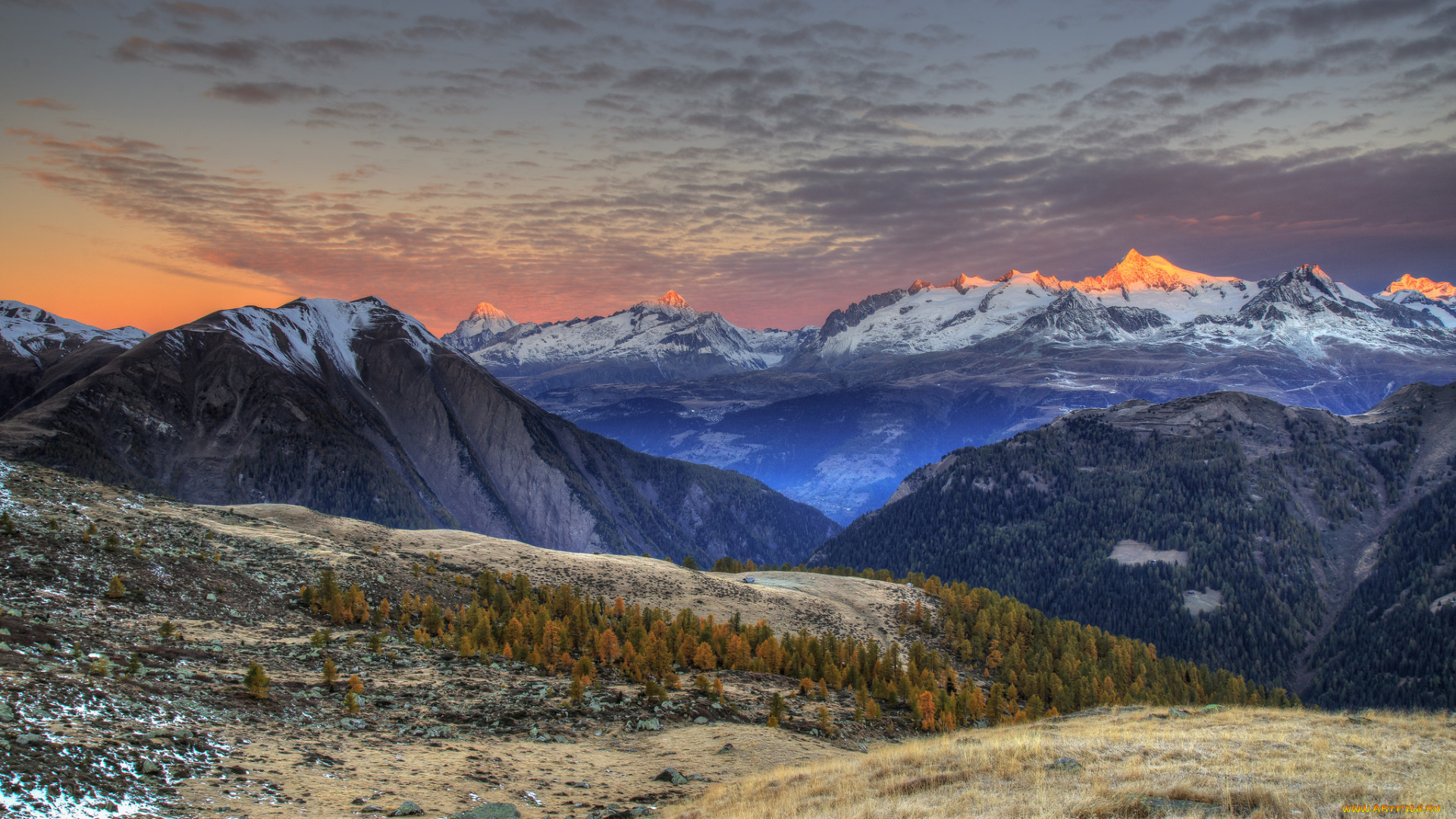 природа, горы, простор