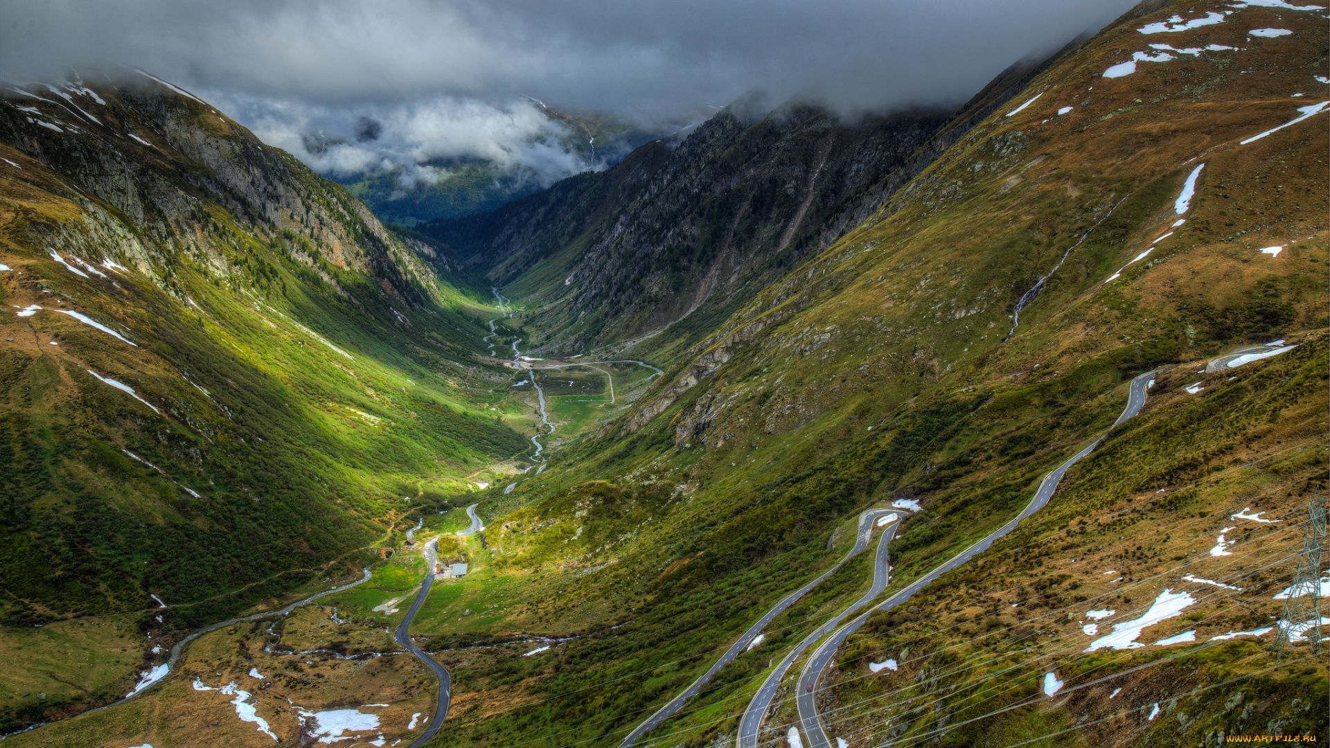 природа, горы, простор