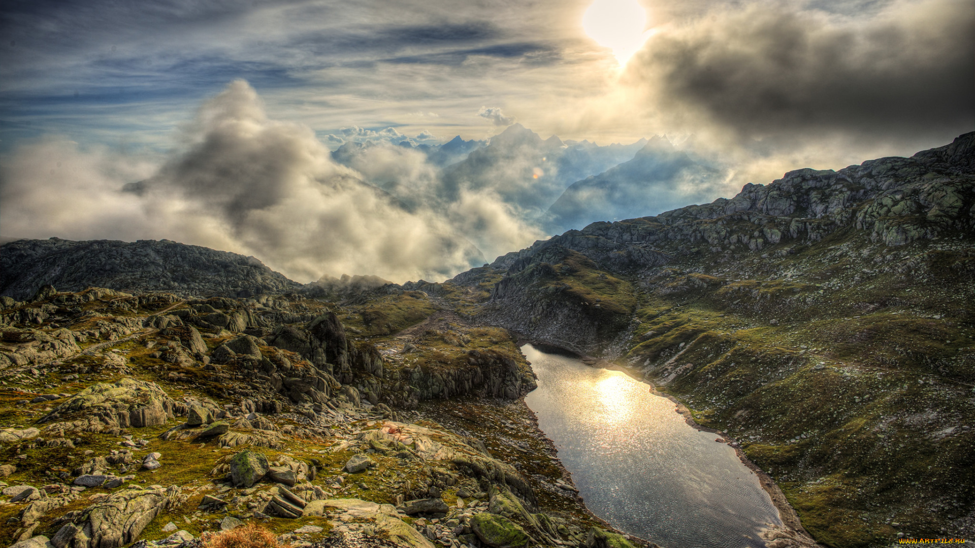 природа, горы, простор