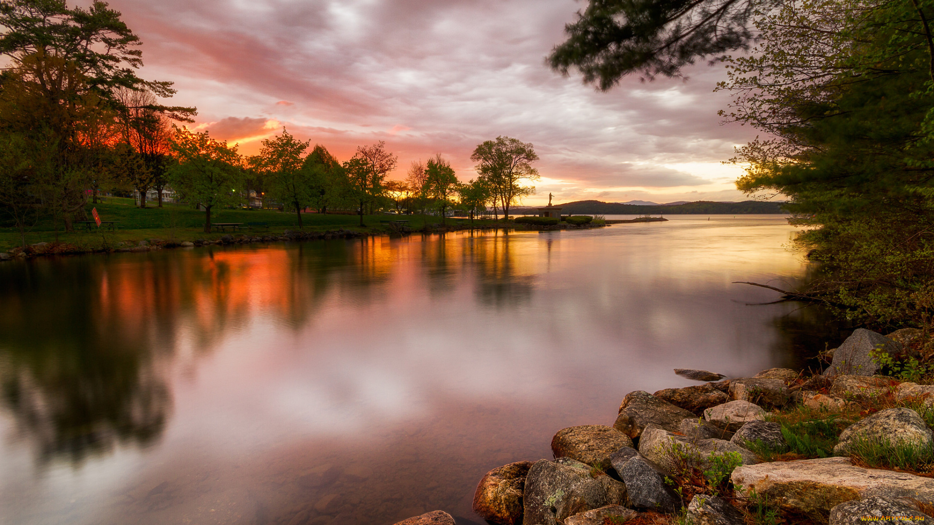 природа, реки, озера, простор