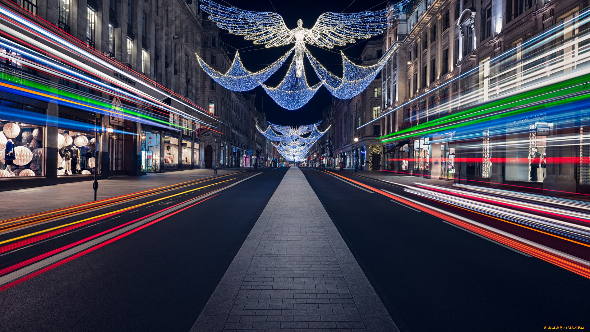 разное, иллюминация, ангел