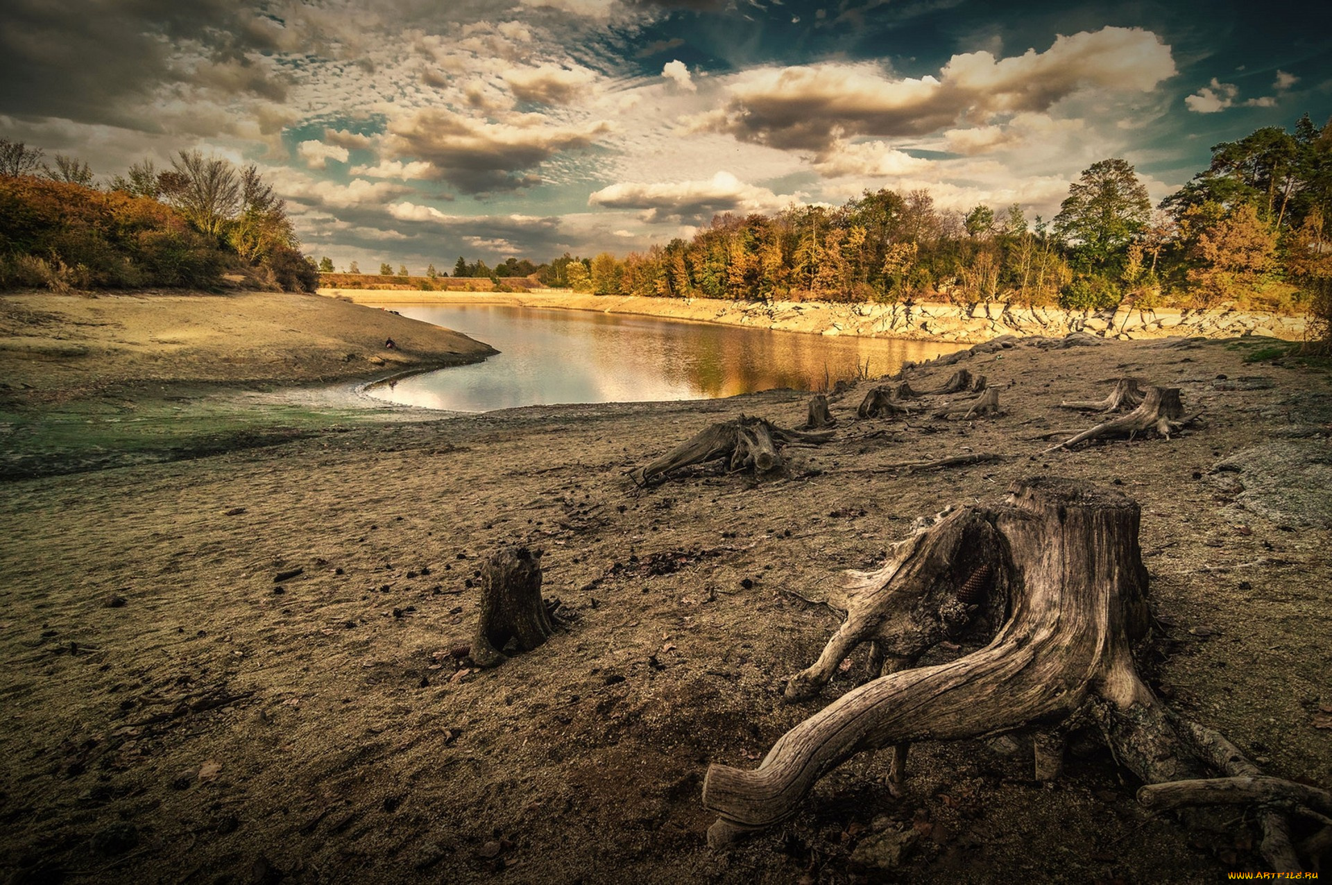 природа, реки, озера, простор