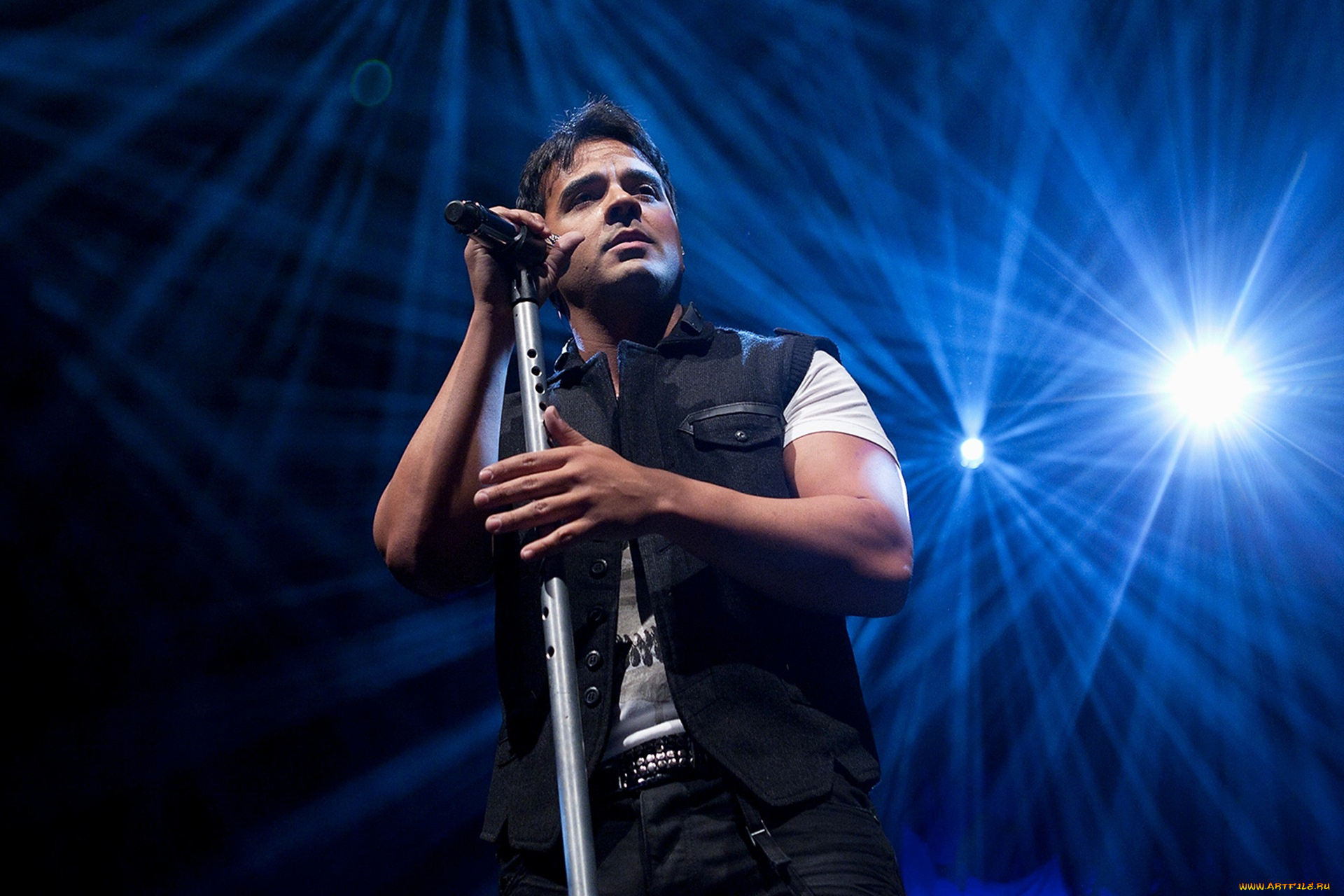 luis, fonsi, музыка, -, другое, luis, fonsi, микрофон, певец, мужчина