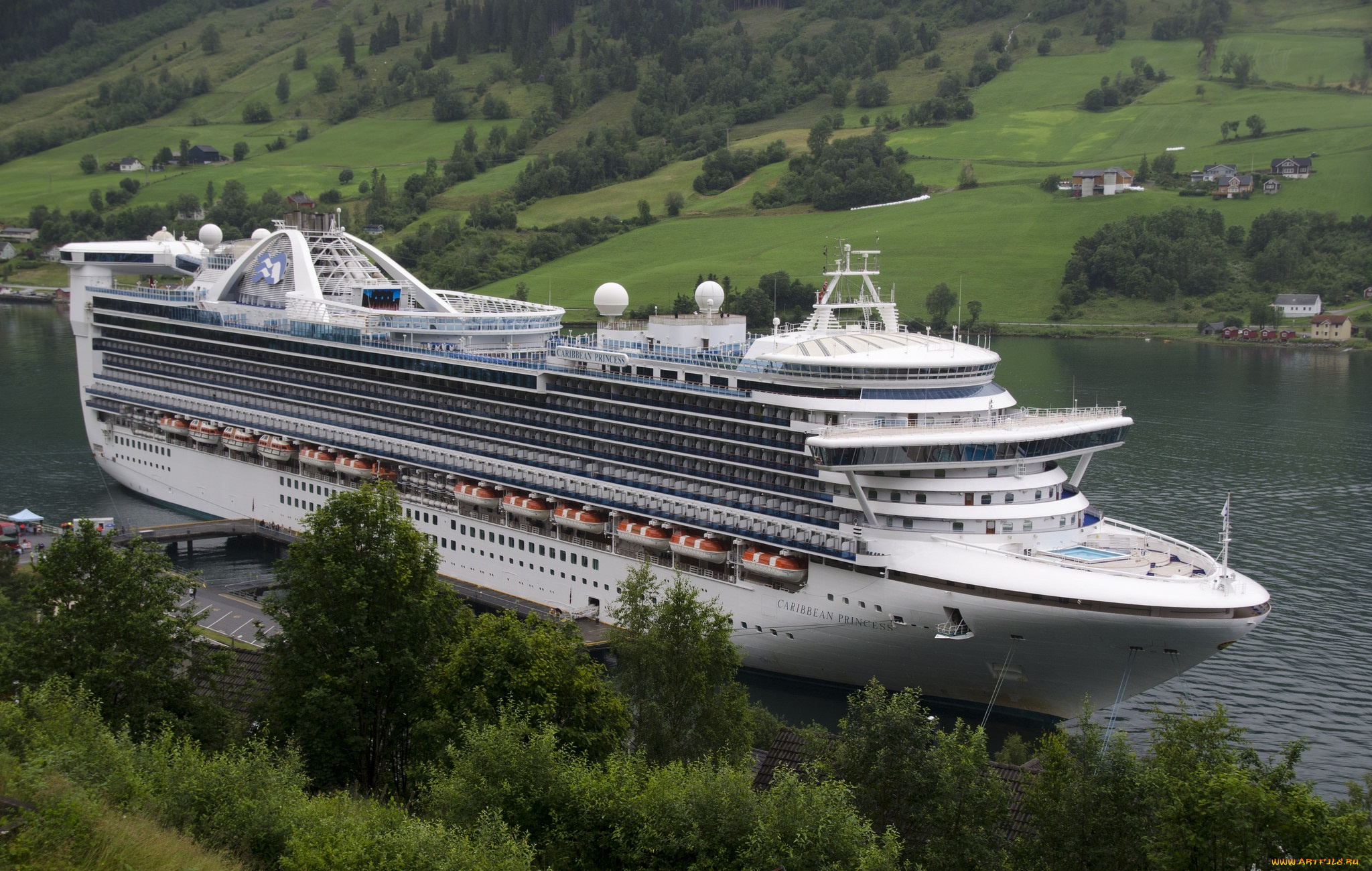 caribbean, princess, корабли, лайнеры, круиз, лайнер