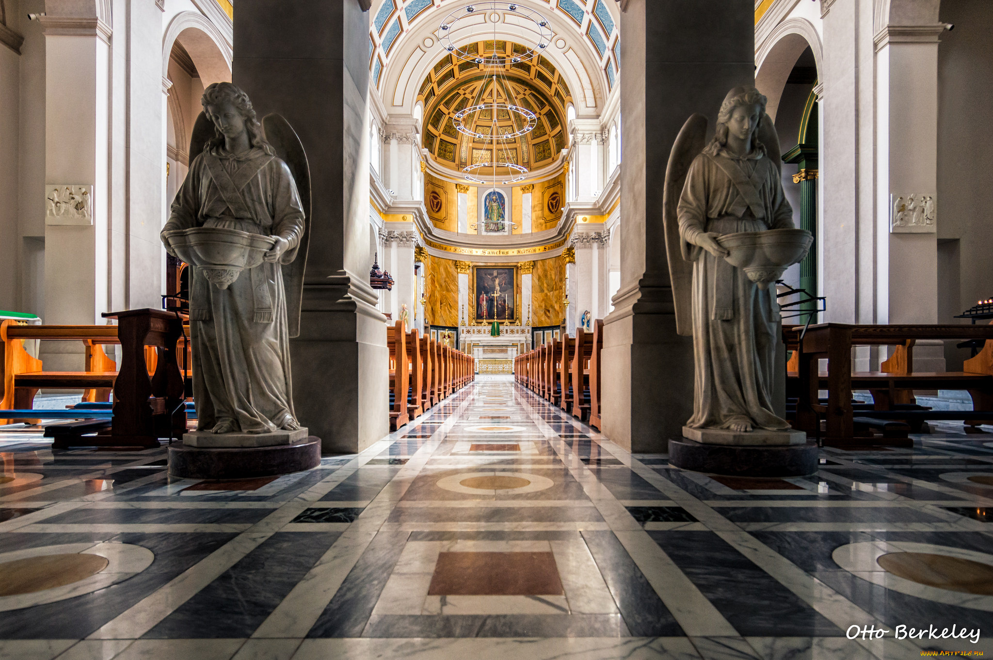 интерьер, убранство, , роспись, храма, статуи