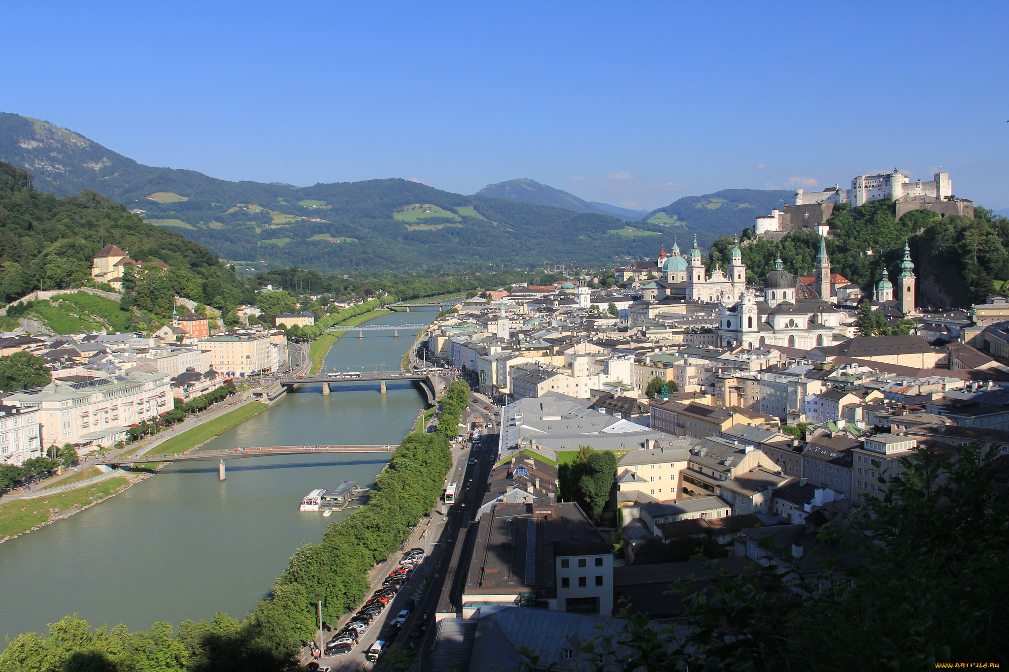 города, -, панорамы, пейзаж