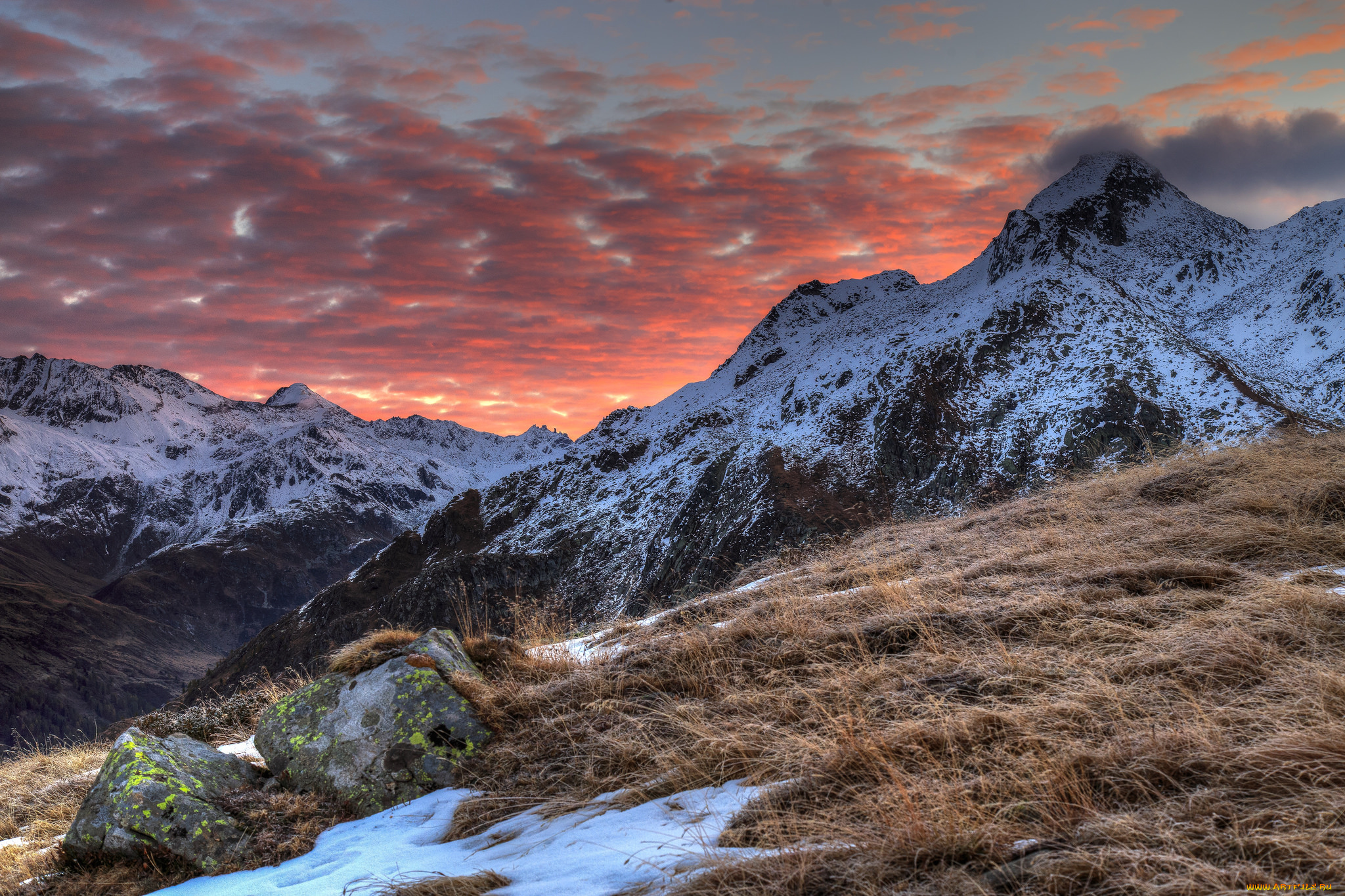 природа, горы, простор