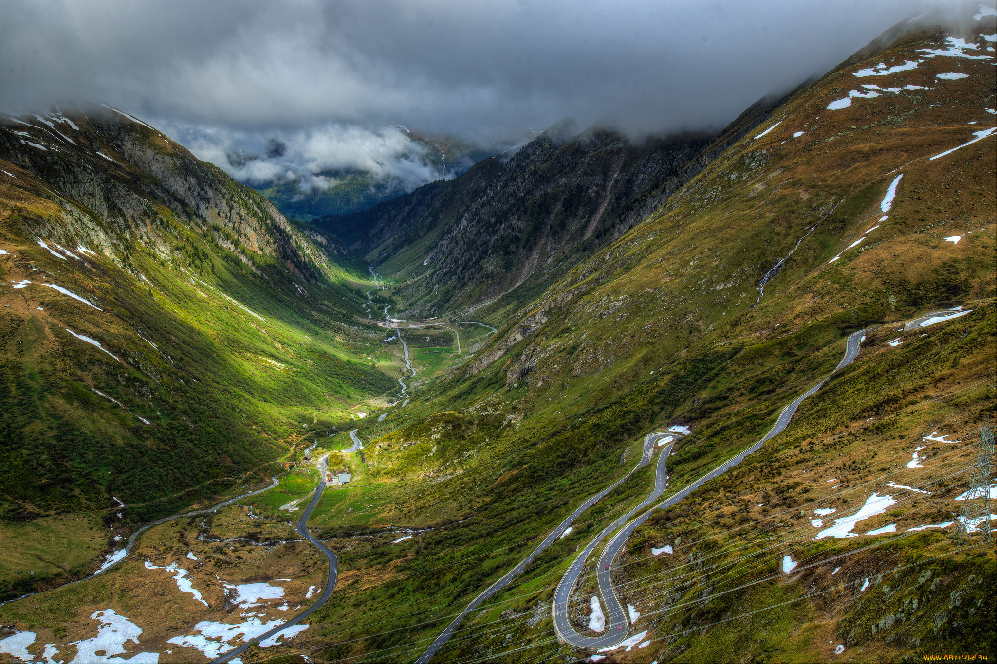 природа, горы, простор