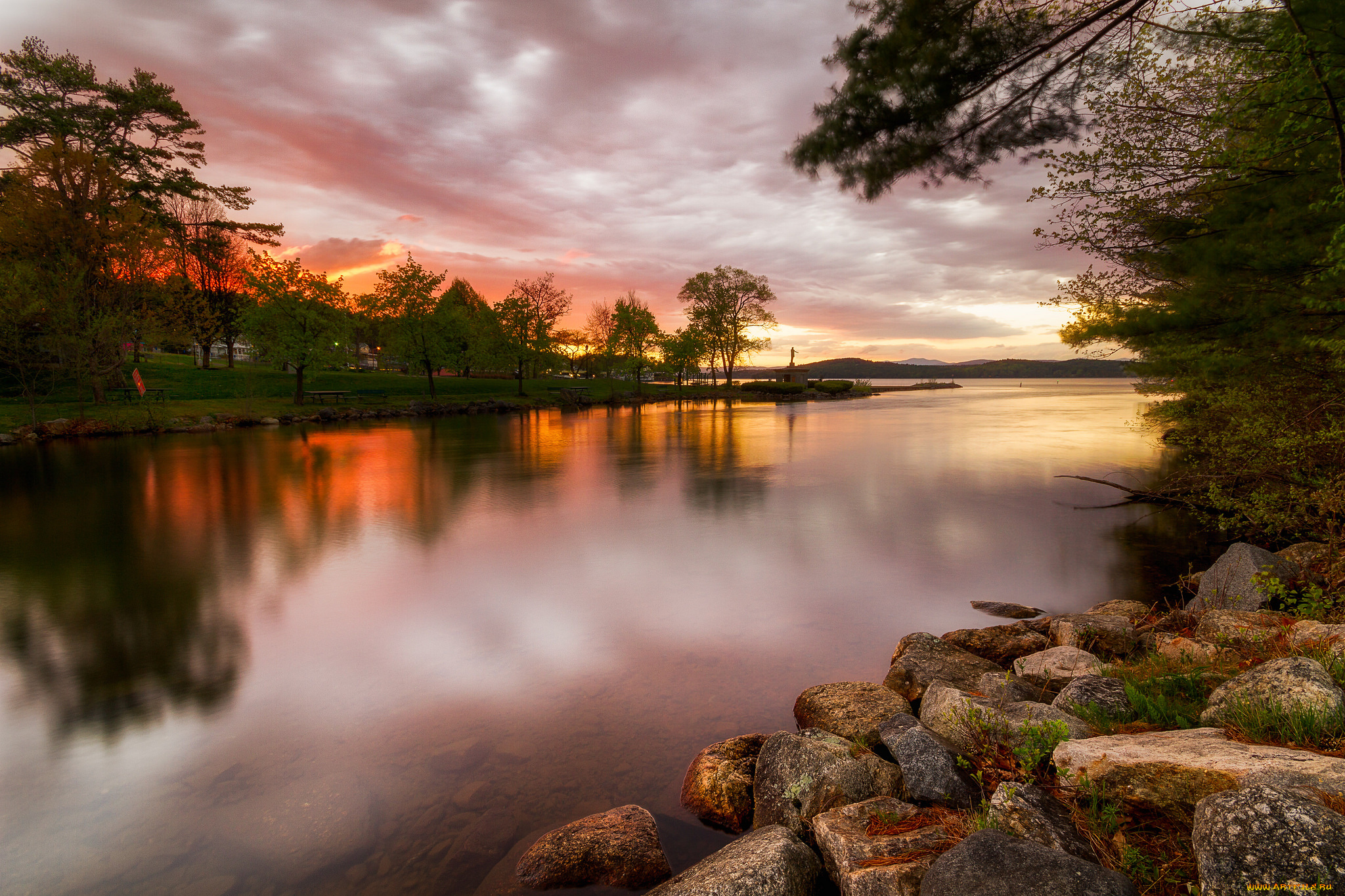 природа, реки, озера, простор