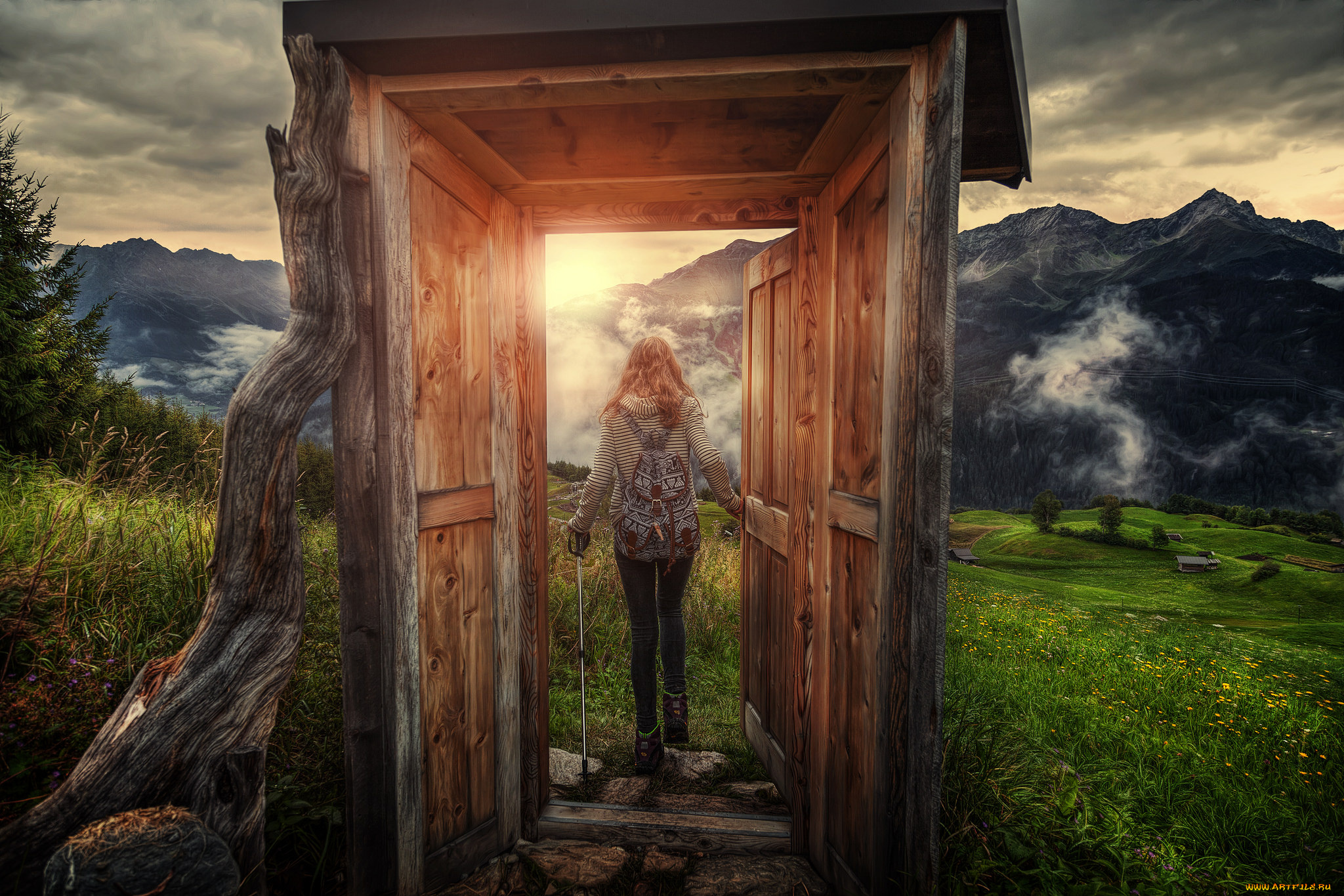 разное, компьютерный, дизайн, дверь