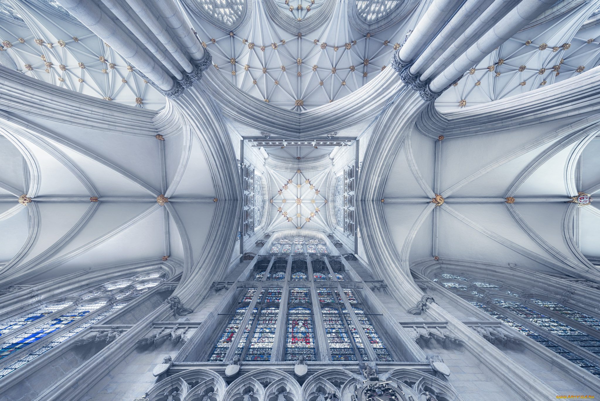 интерьер, убранство, , роспись, храма, потолок