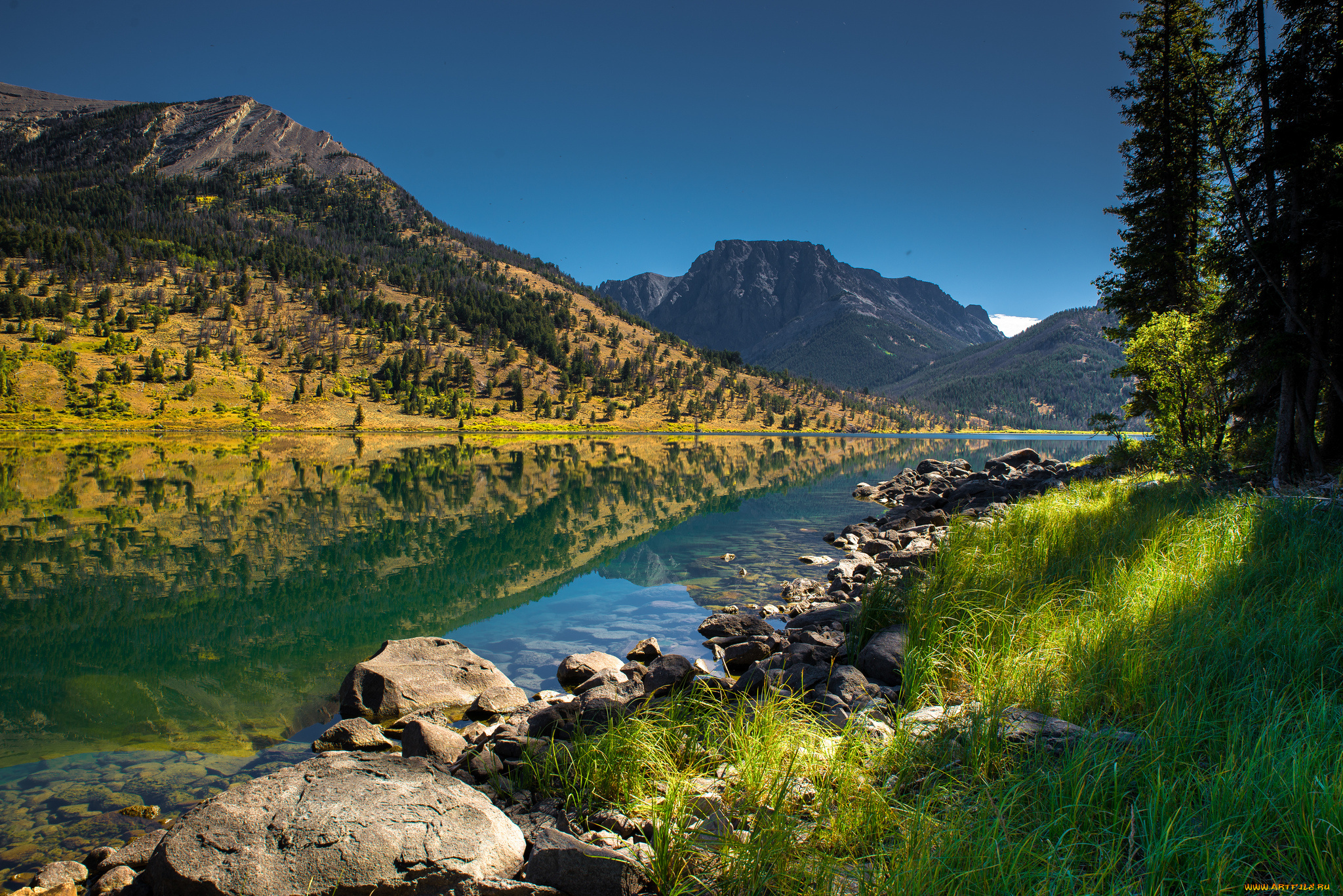 природа, горы, простор