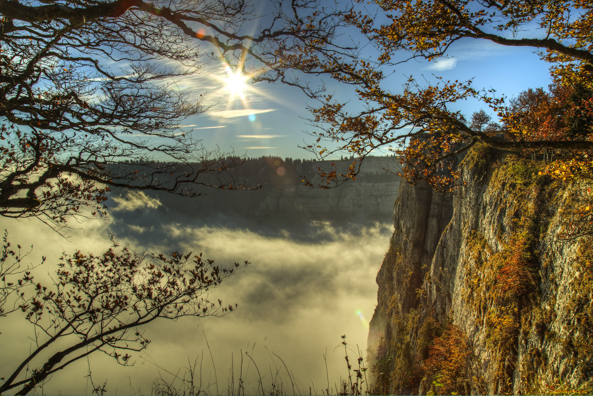 природа, горы, простор