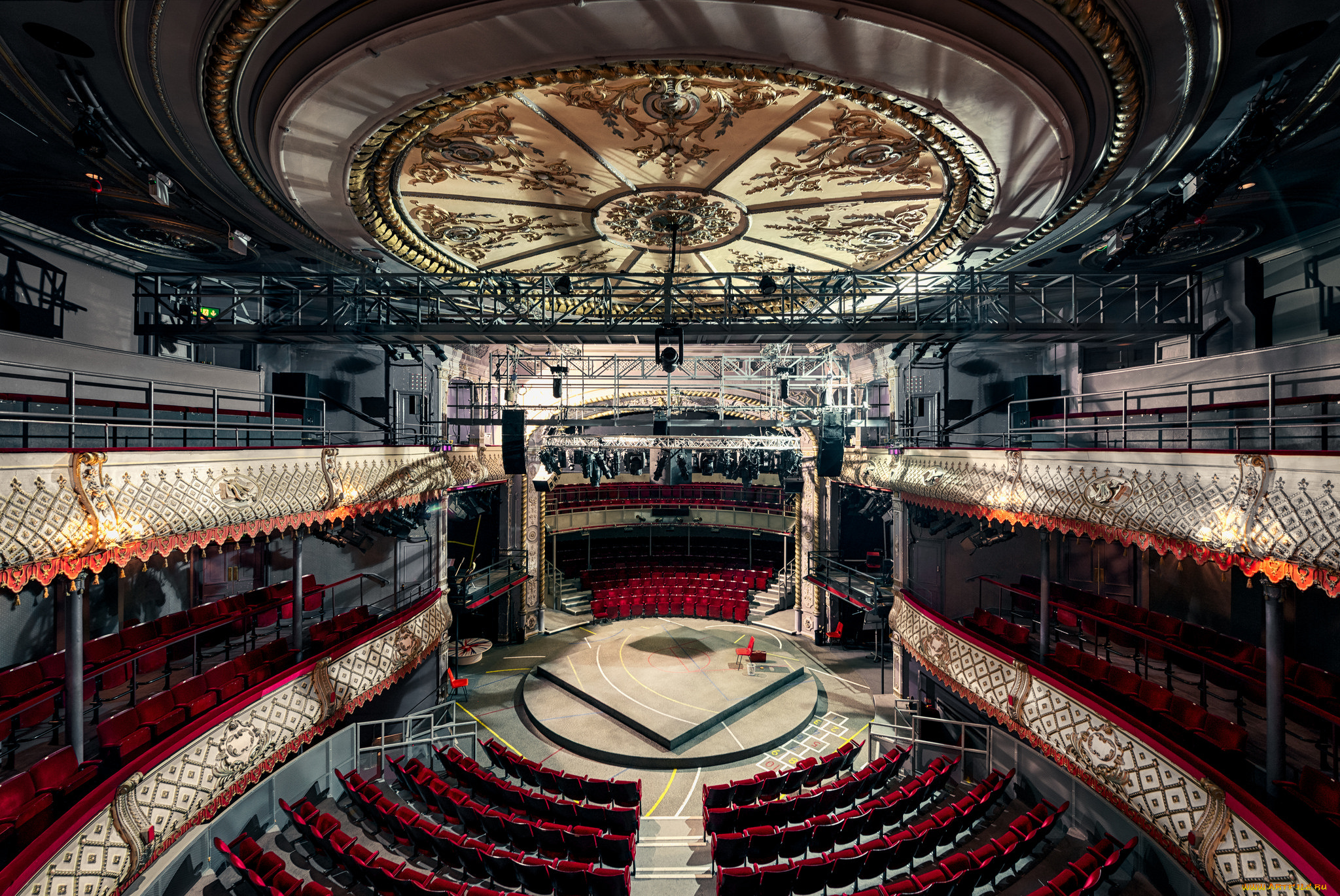 интерьер, театральные, , концертные, и, кинозалы, театр