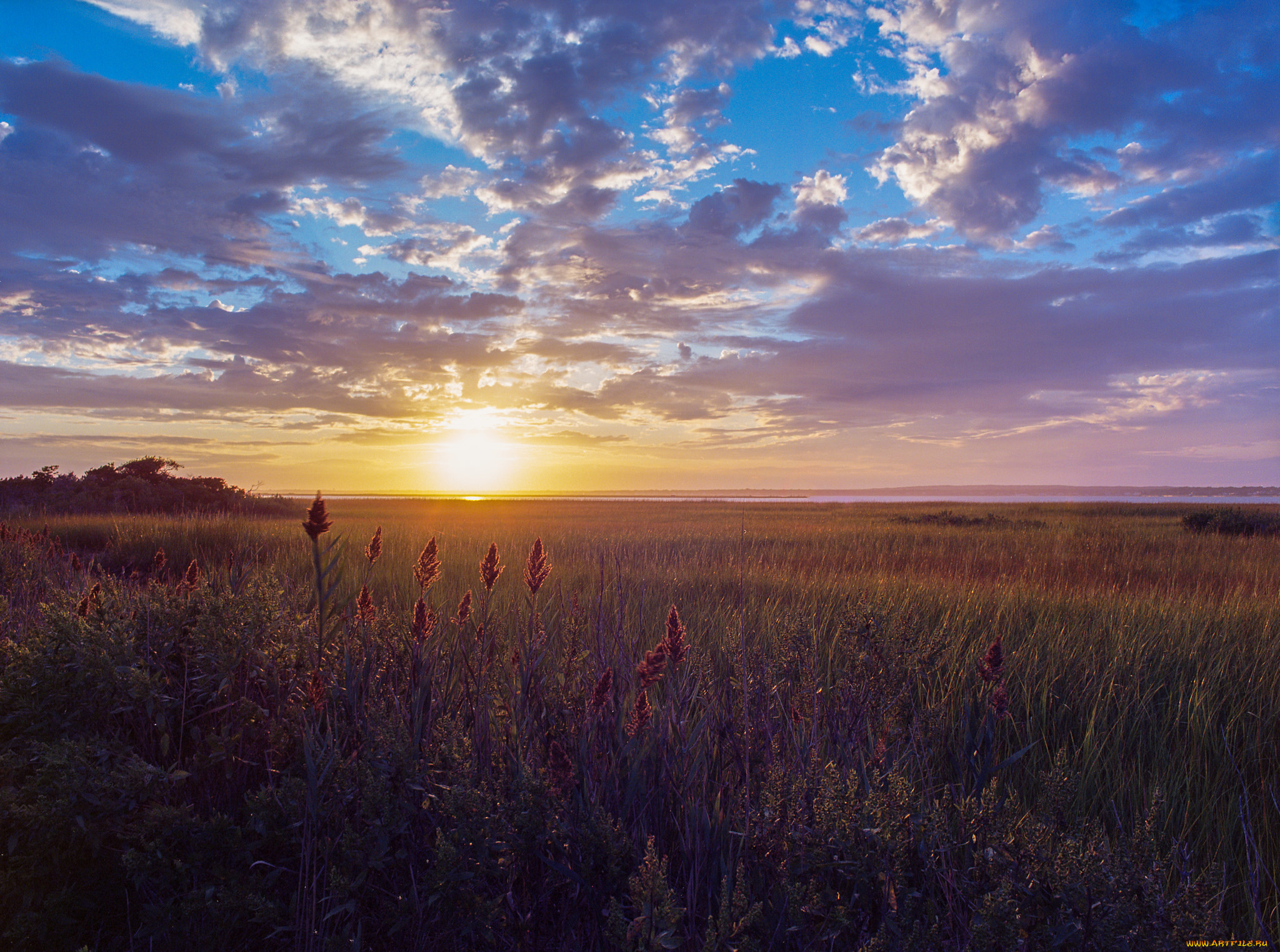 природа, восходы, закаты, утро