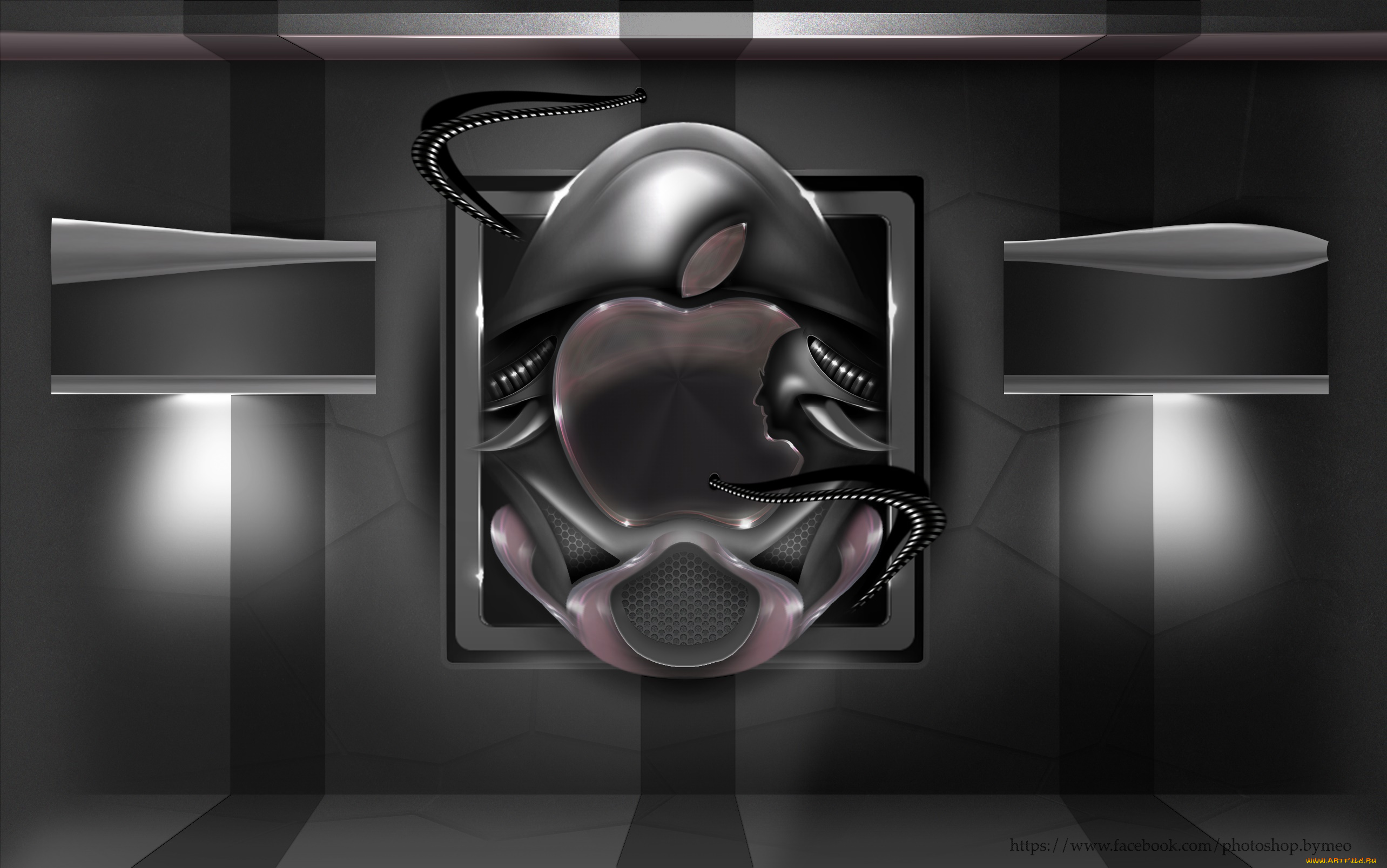 компьютеры, apple, фон, логотип