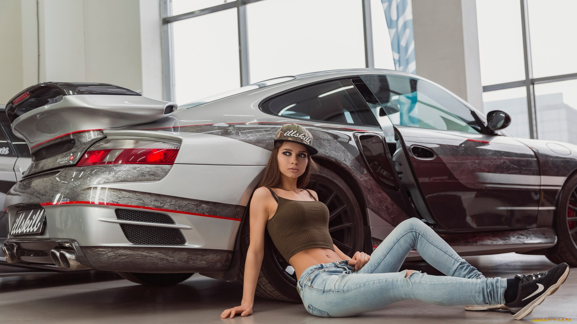 автомобили, -авто, с, девушками, фон, взгляд, автомобиль, девушка