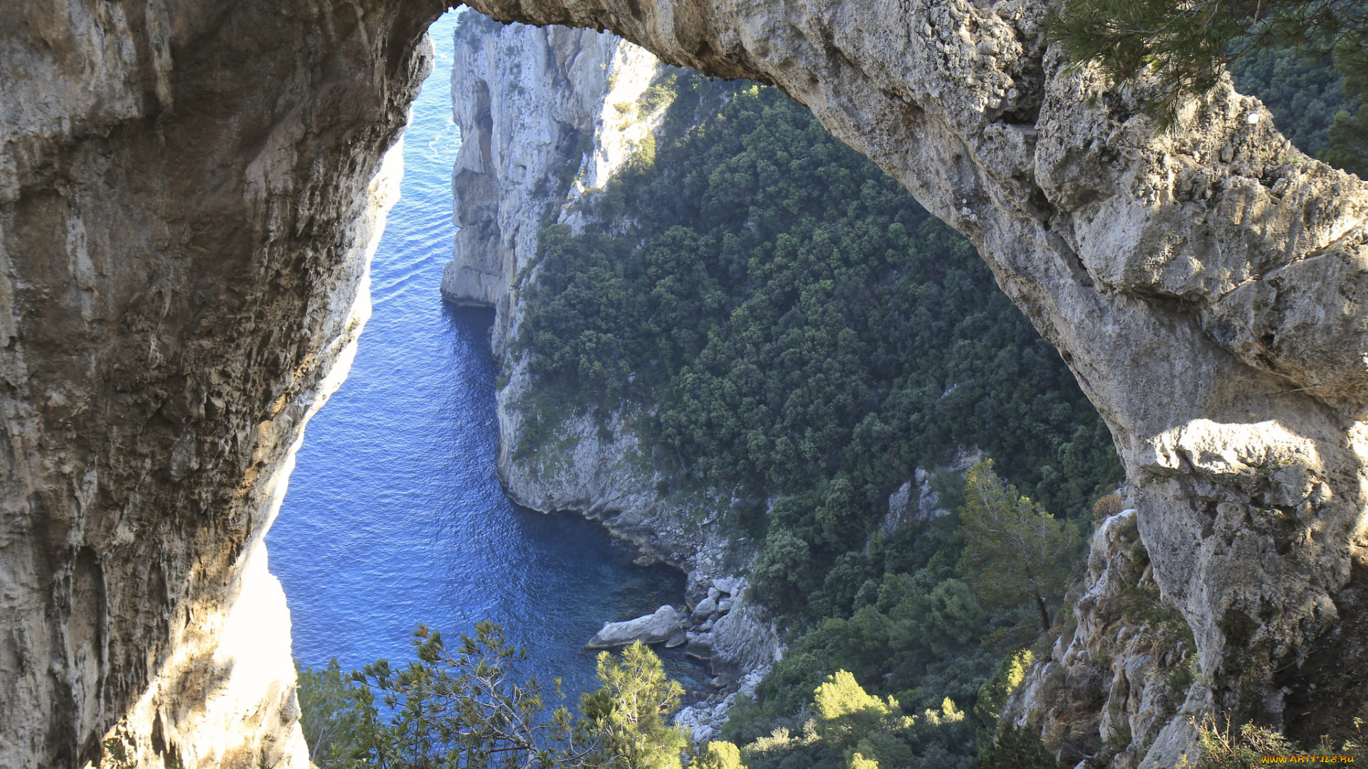 природа, побережье, простор