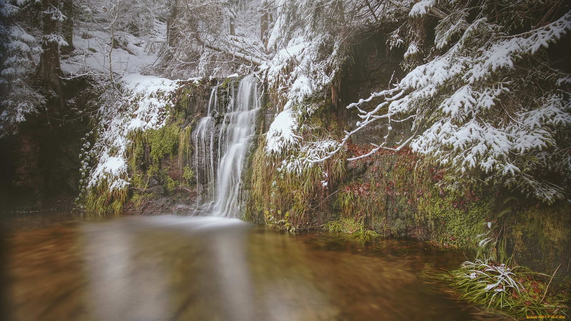 природа, водопады, простор