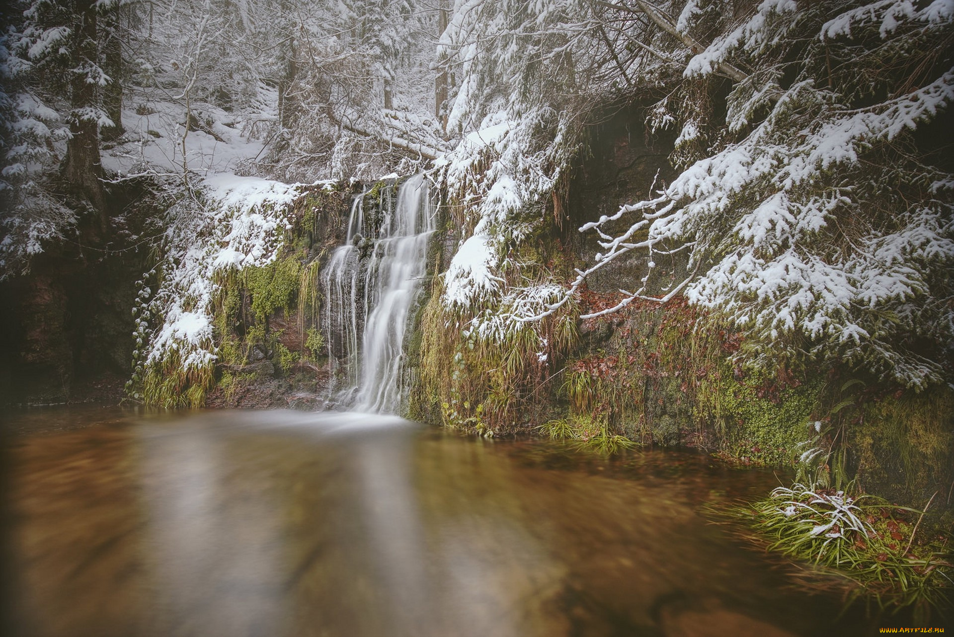 природа, водопады, простор