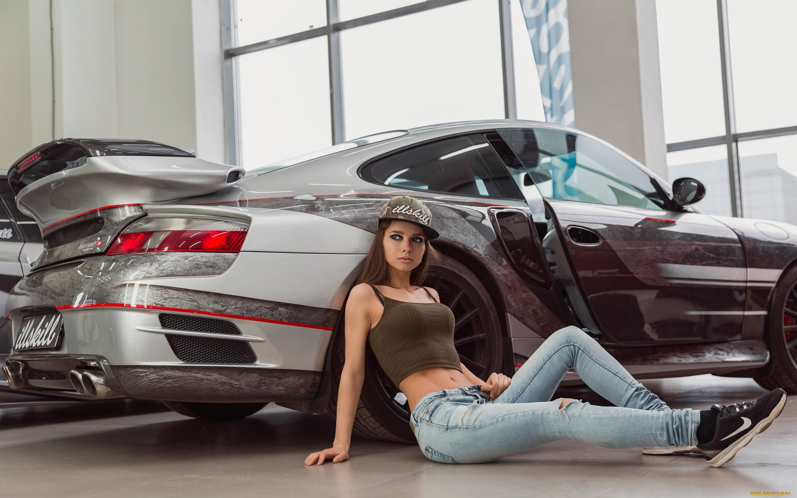 автомобили, -авто, с, девушками, фон, взгляд, автомобиль, девушка