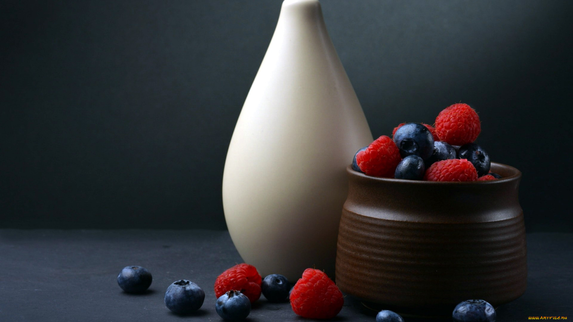 еда, фрукты, , ягоды, черника, малина, ягоды