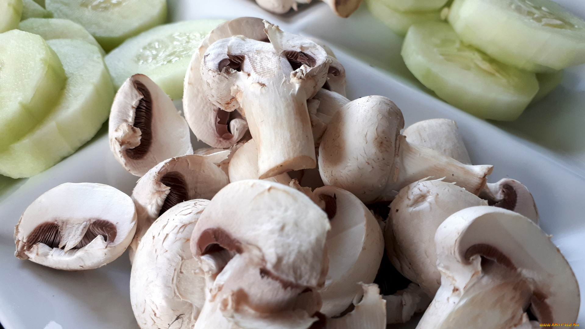 еда, грибы, , грибные, блюда, шампиньоны