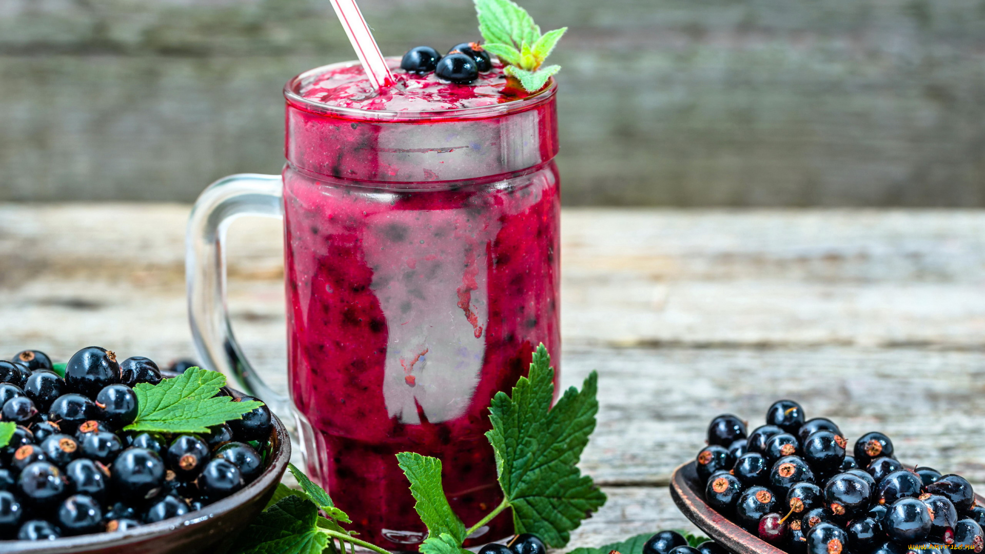 еда, напитки, мята, смузи, смородина