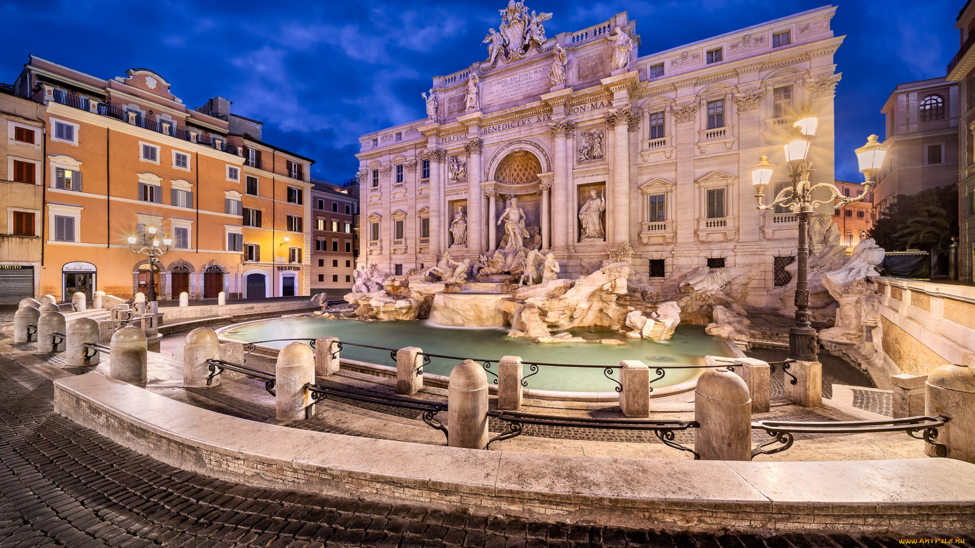 fontana, di, trevi, , roma, города, рим, , ватикан, , италия, простор