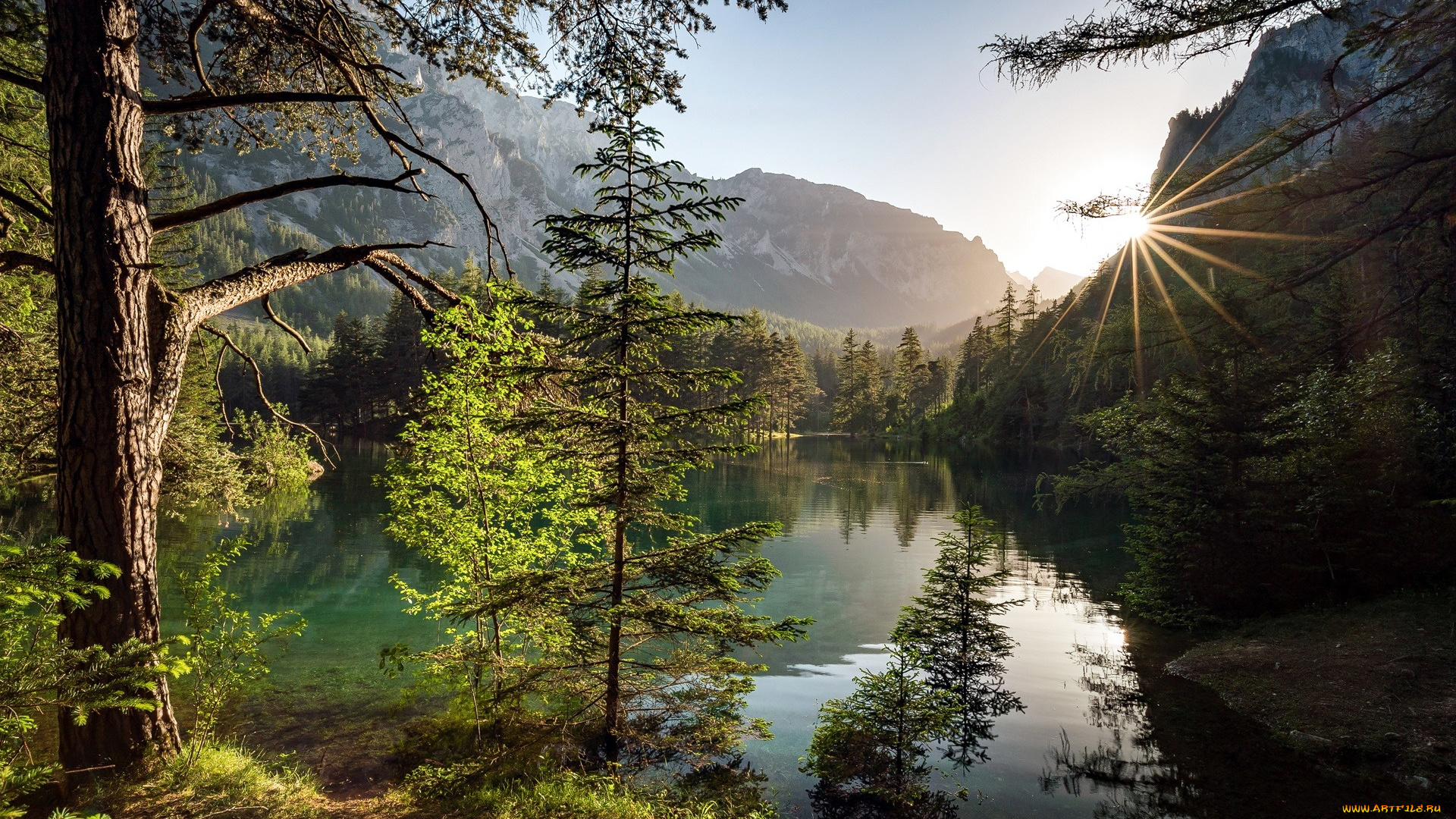 природа, реки, озера, озеро, горы