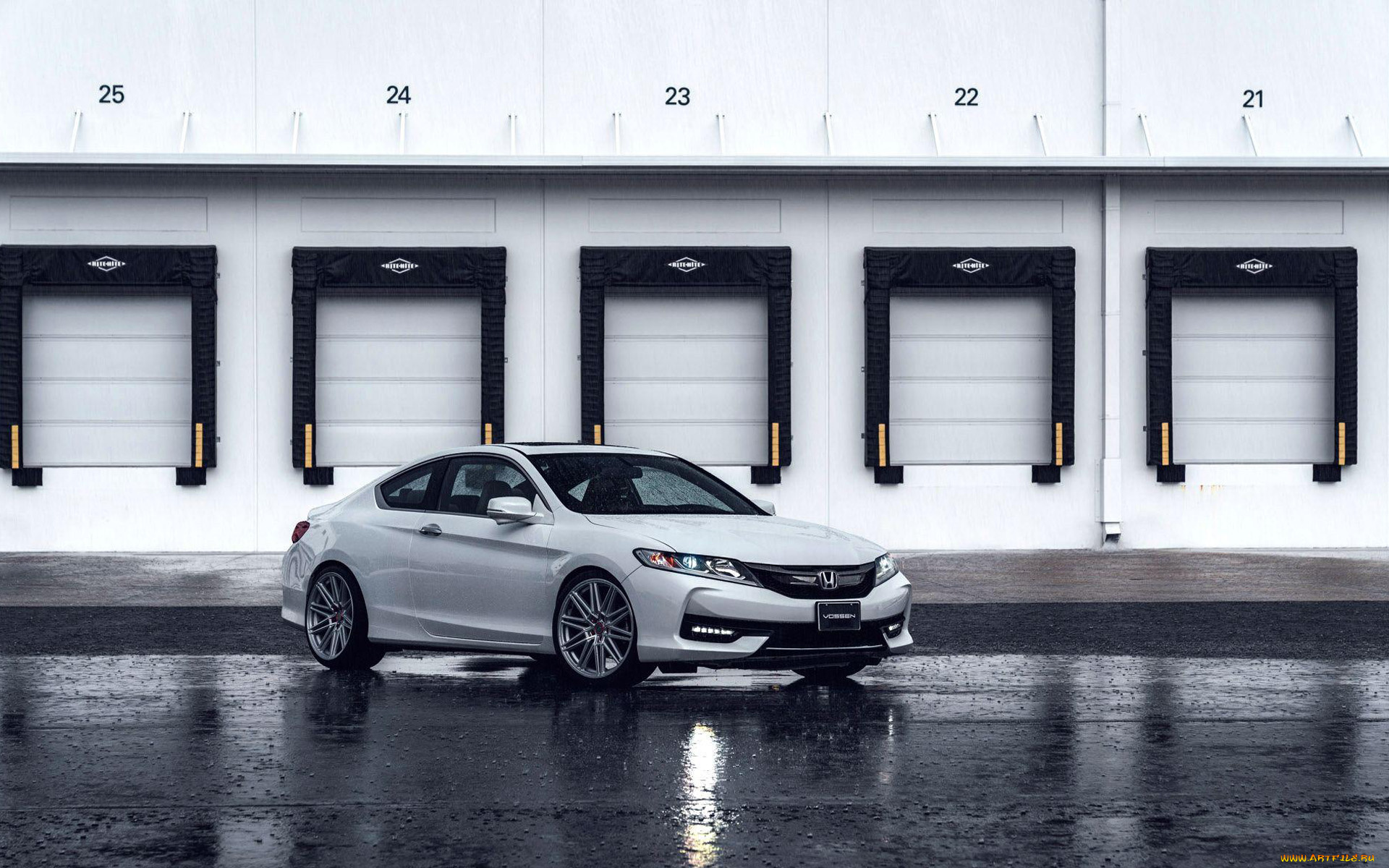 2019, vossen, wheels, honda, accord, coupe, автомобили, honda, купе, японские, дождь, vossen, wheels, хонда, тюнинг, accord, coupe