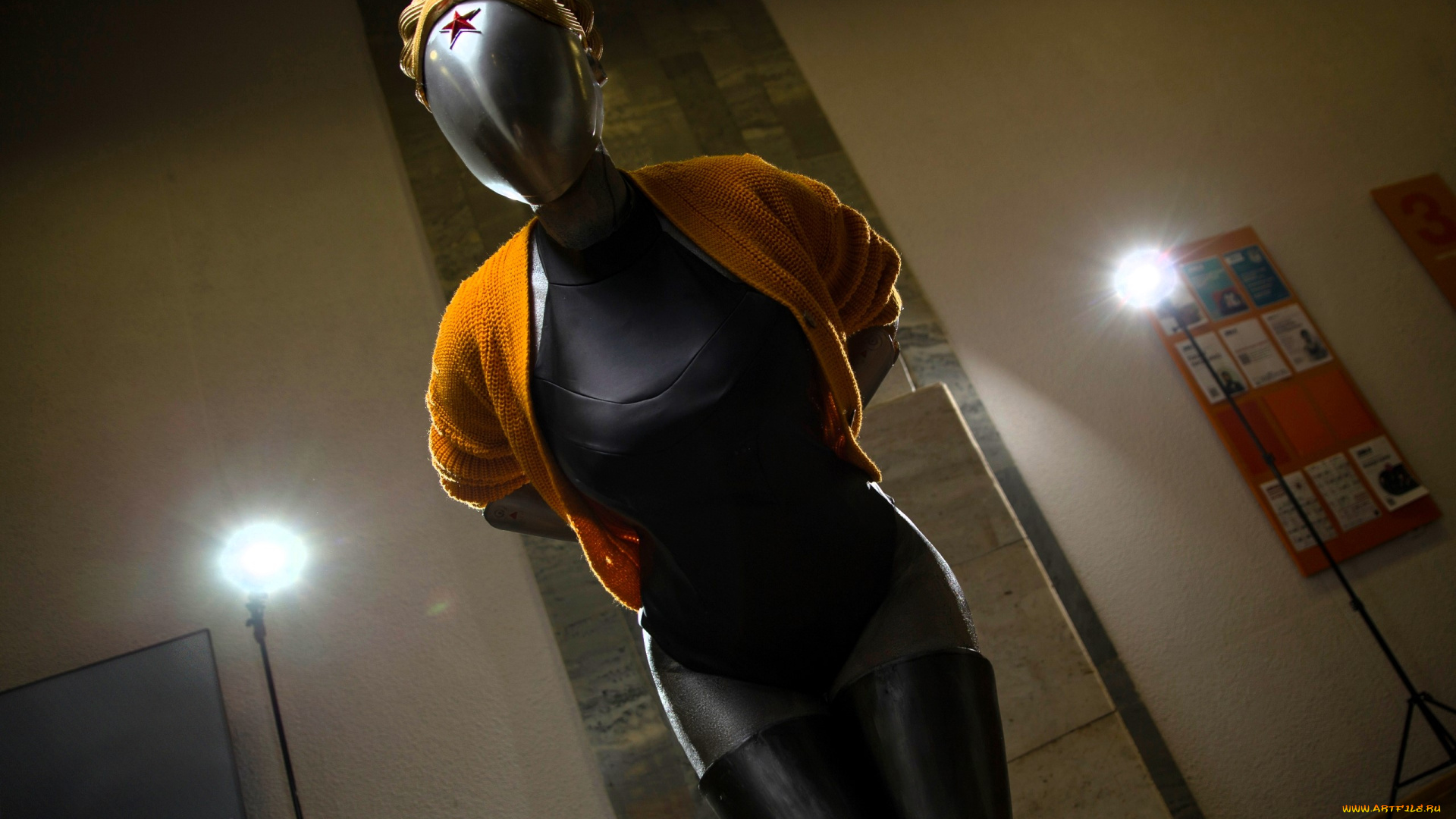 девушки, анастасия, волкова, , svizee, образ, косплей, наряд, костюм, киборг, коса, кофта, боди